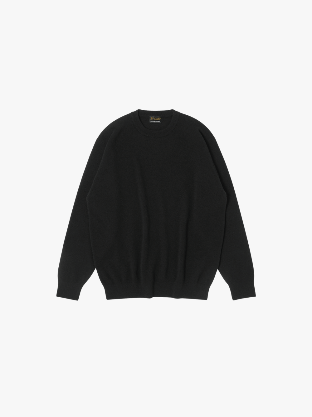 Batoner Sunshine Cashmere Crew Neck Black Men's