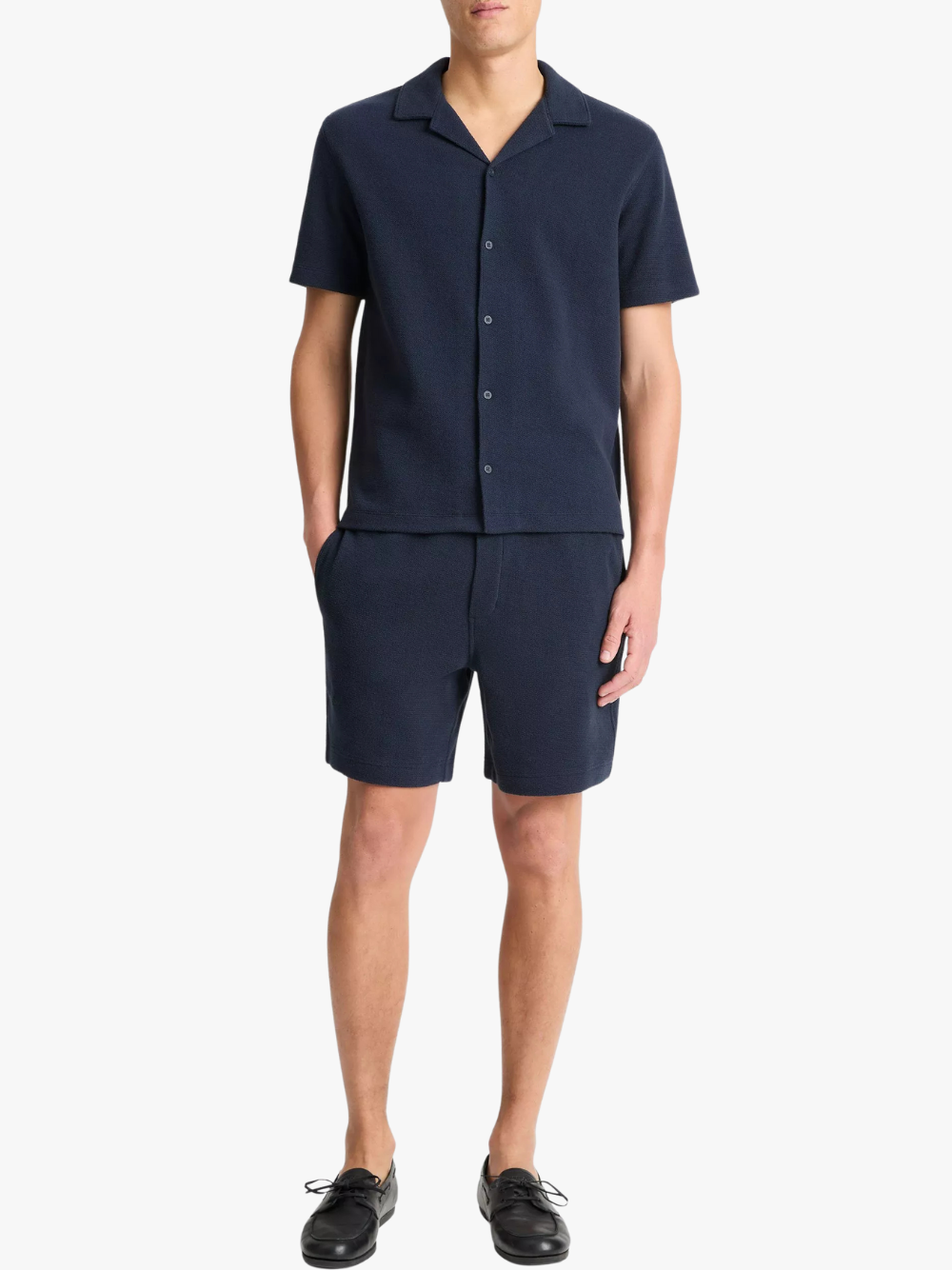 Vince Cotton Bouclé Pull‑On Short Bone Herren