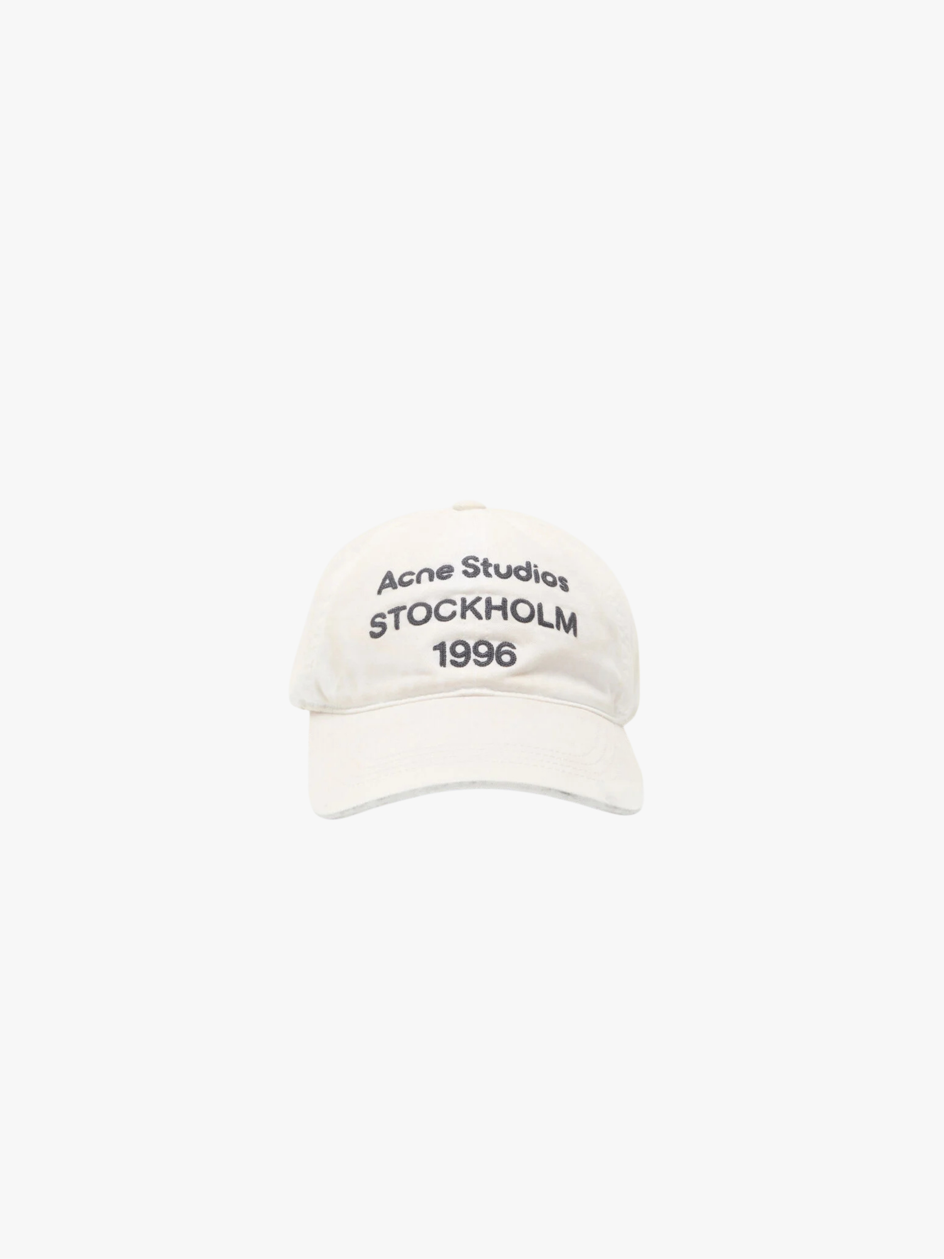 Acne Studios Logo Cap Dusty White Herren Cap