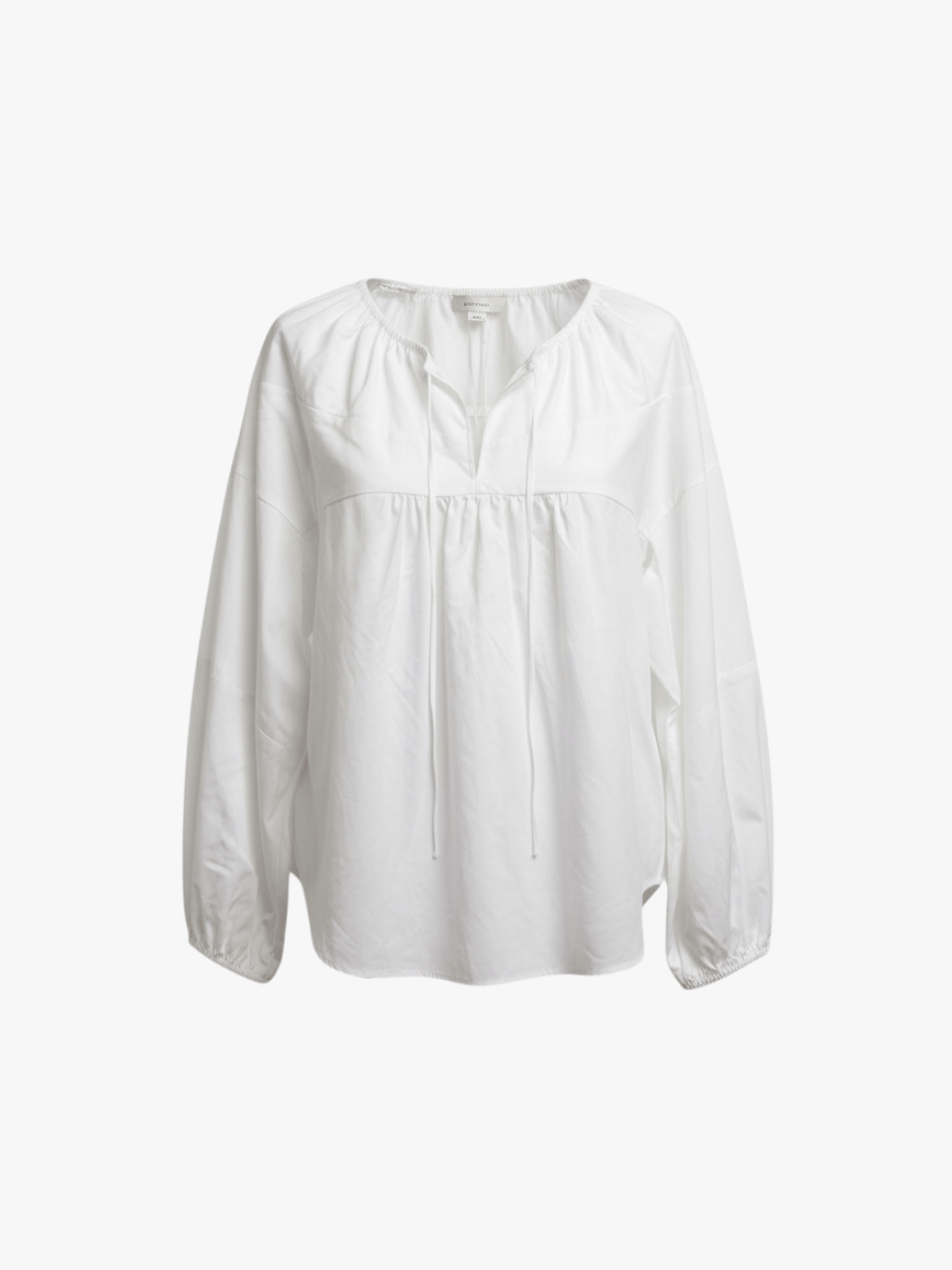 Vince Blusenshirt mit Volants Creme Damen