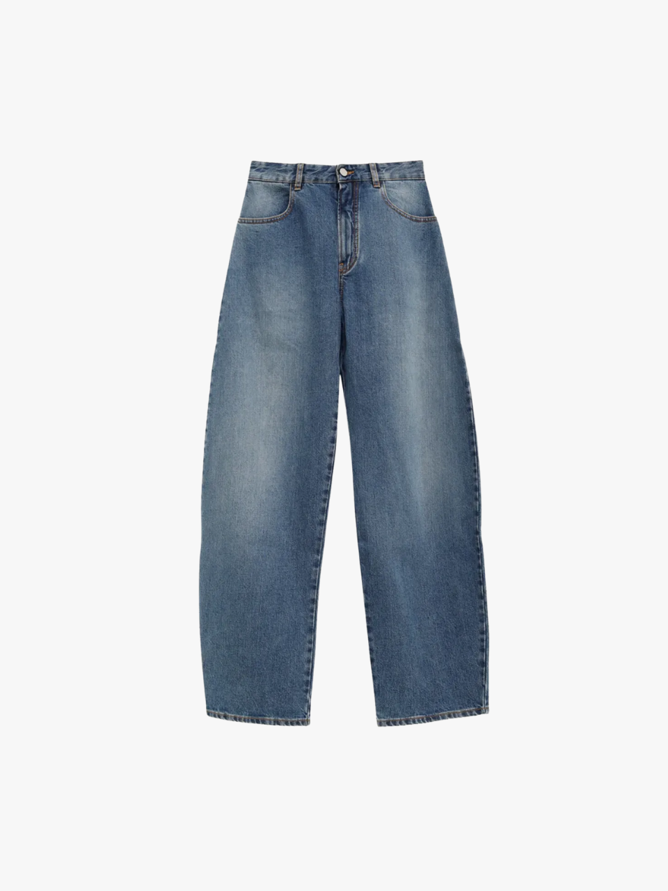 Alaia cotton blend jeans blue women Alaia cotton blend jeans blue women