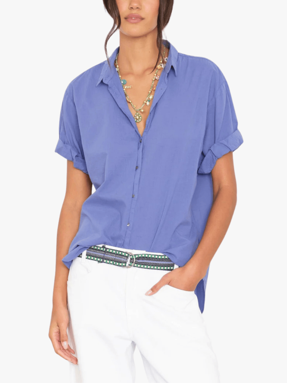 Xirena Channing Shirt Star Blau Bluse Damen