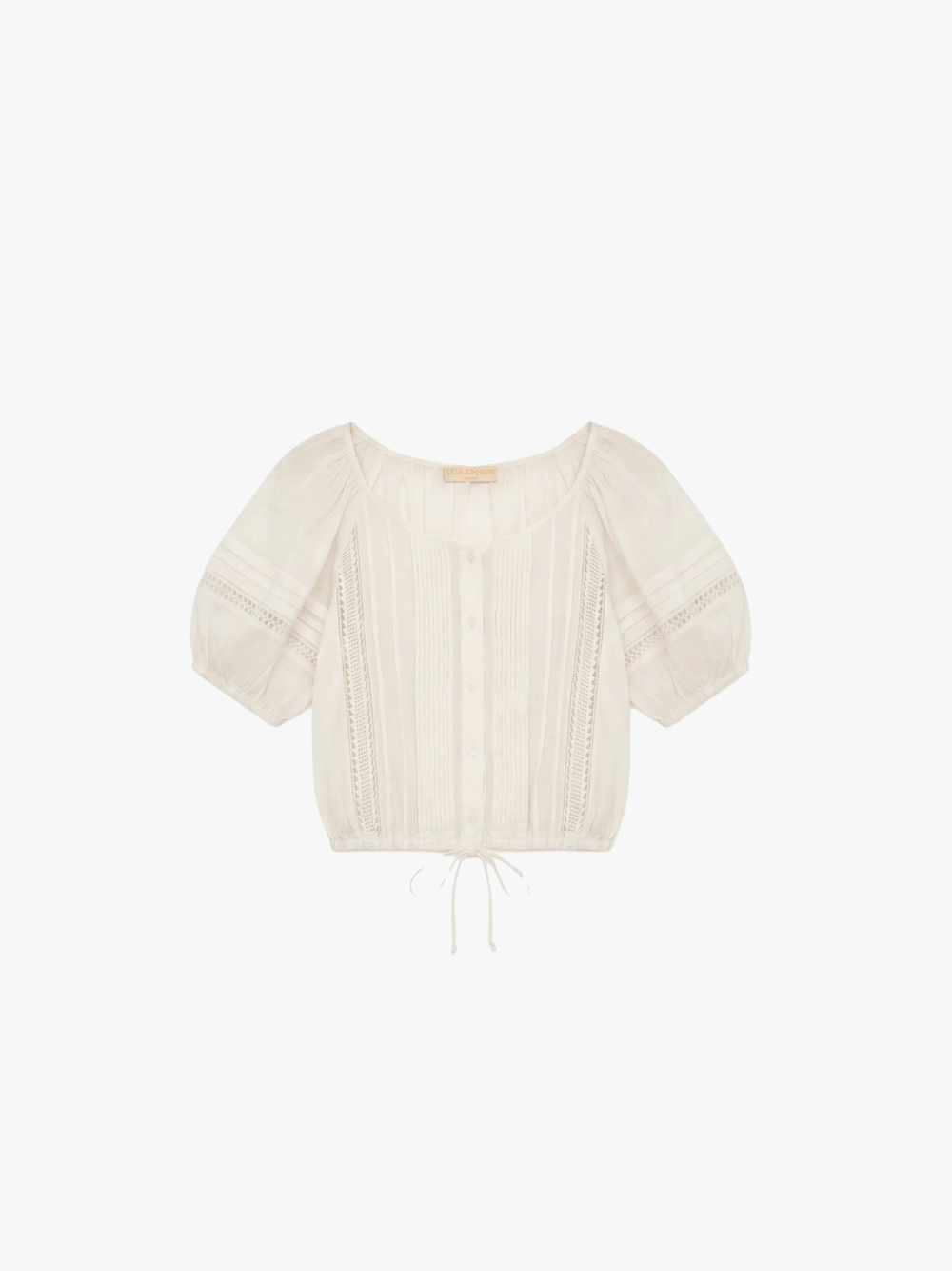 Ulla Johnson Clara Cotton Top Pristine Weiß Damen