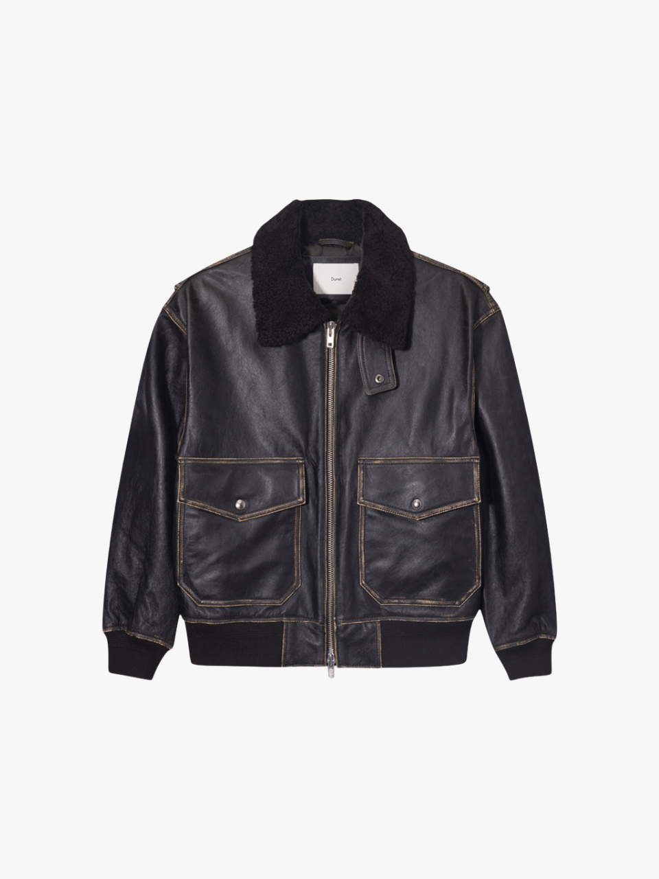 Dunst Lederjacke Braun Herren