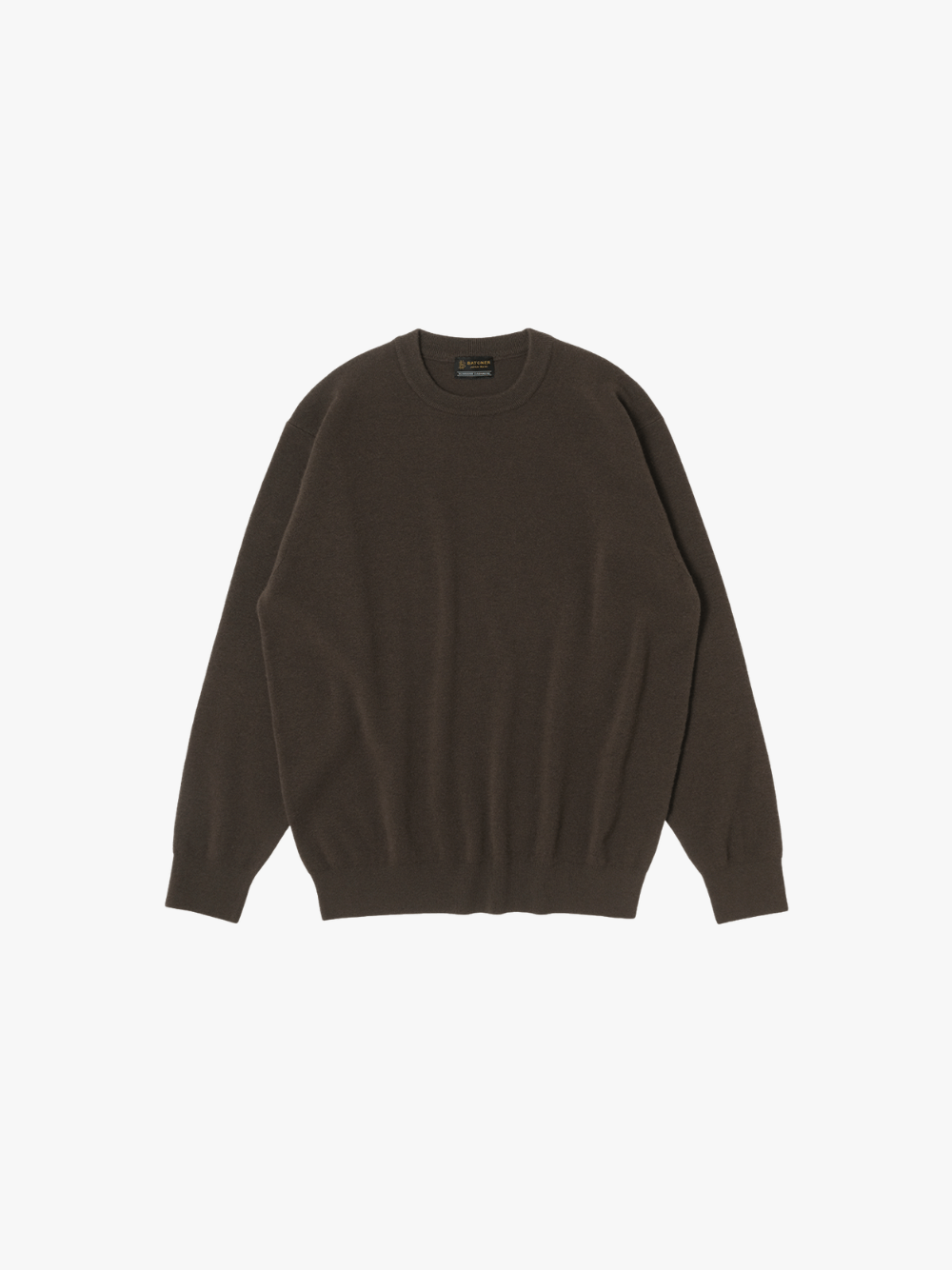 Batoner Sunshine Cashmere Crew Neck Brown Men's