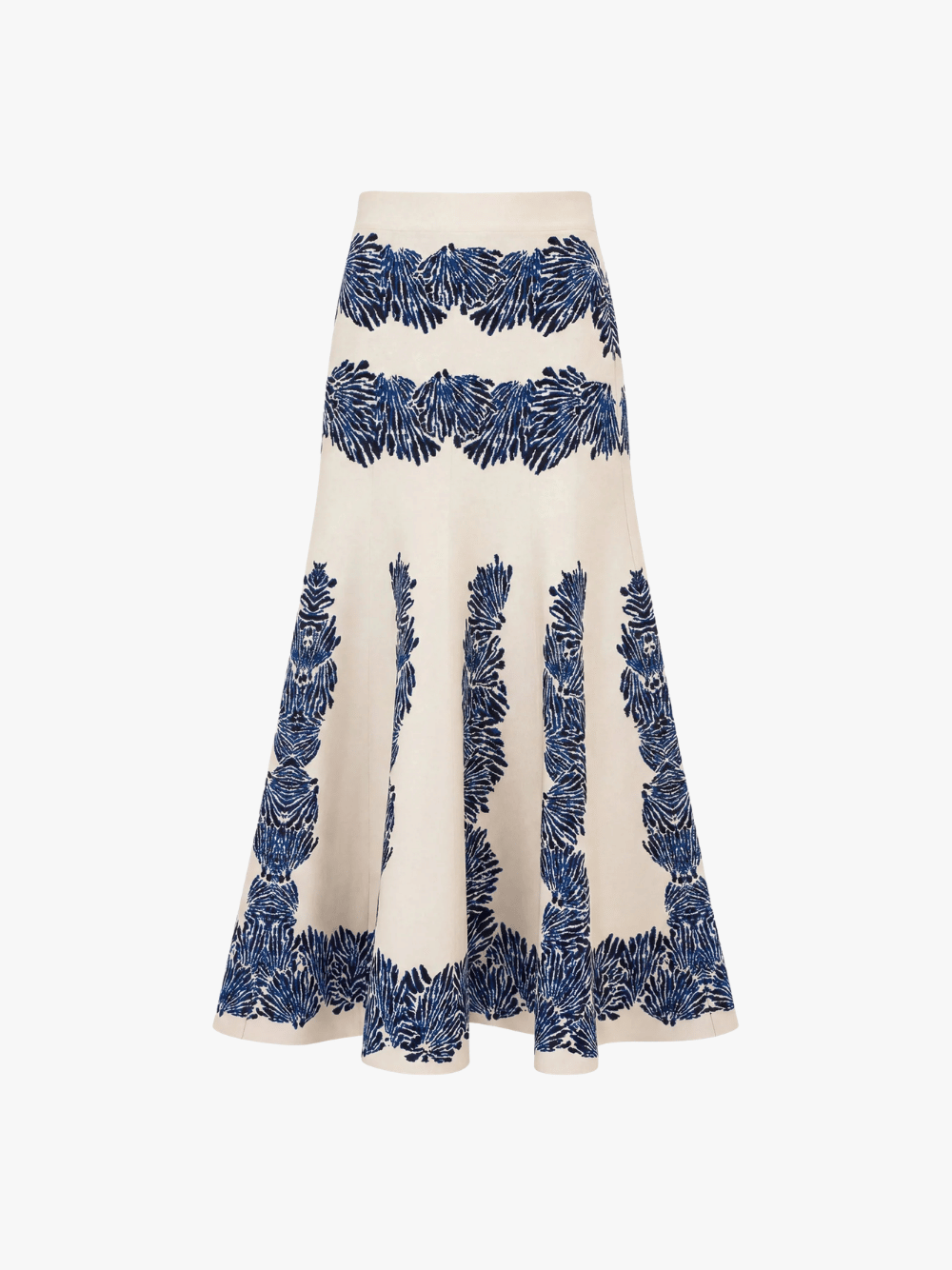 Ulla Johnson Alessia Jacquard Knit Skirt Ocean Blue Women