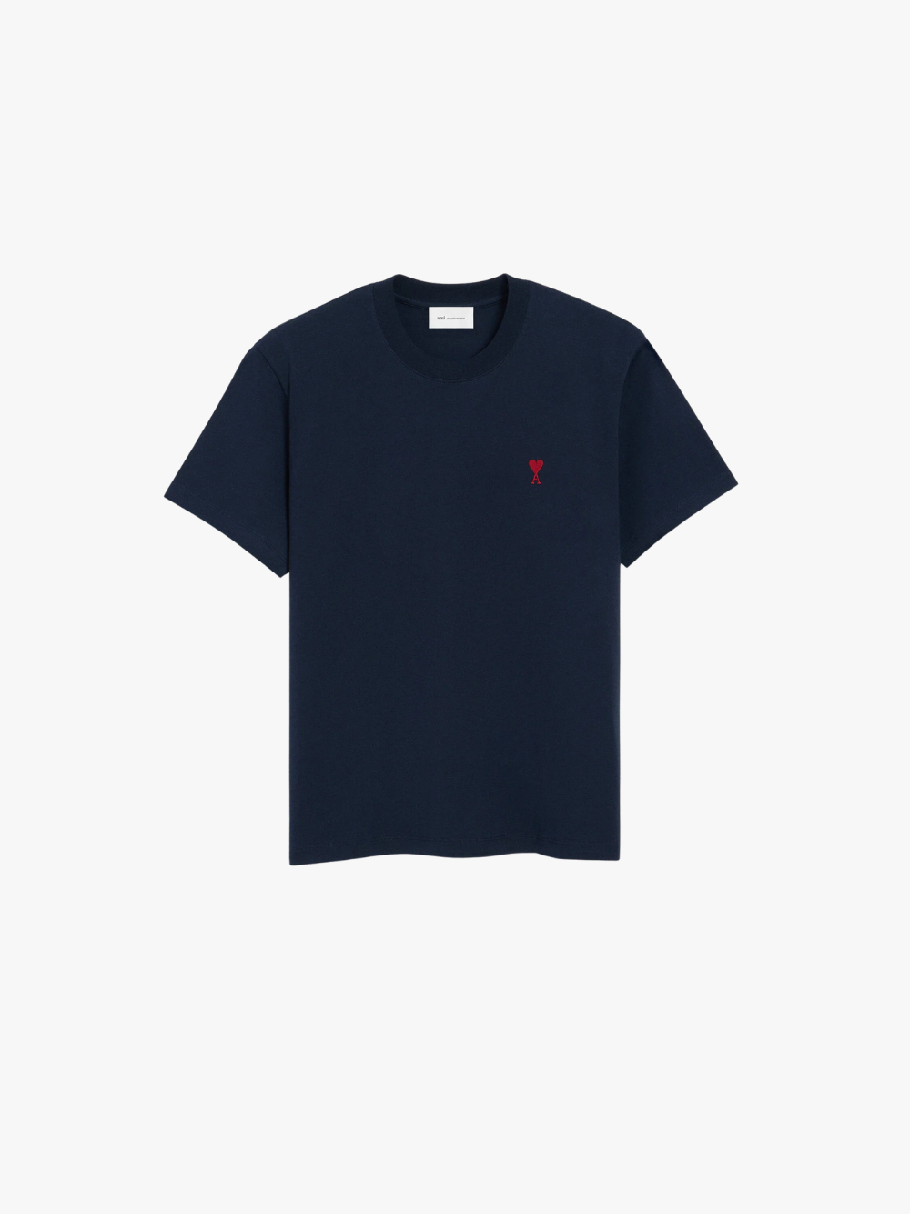 AMI PARIS de Coeur Classic Fit T‑Shirt in Night Blue Herren