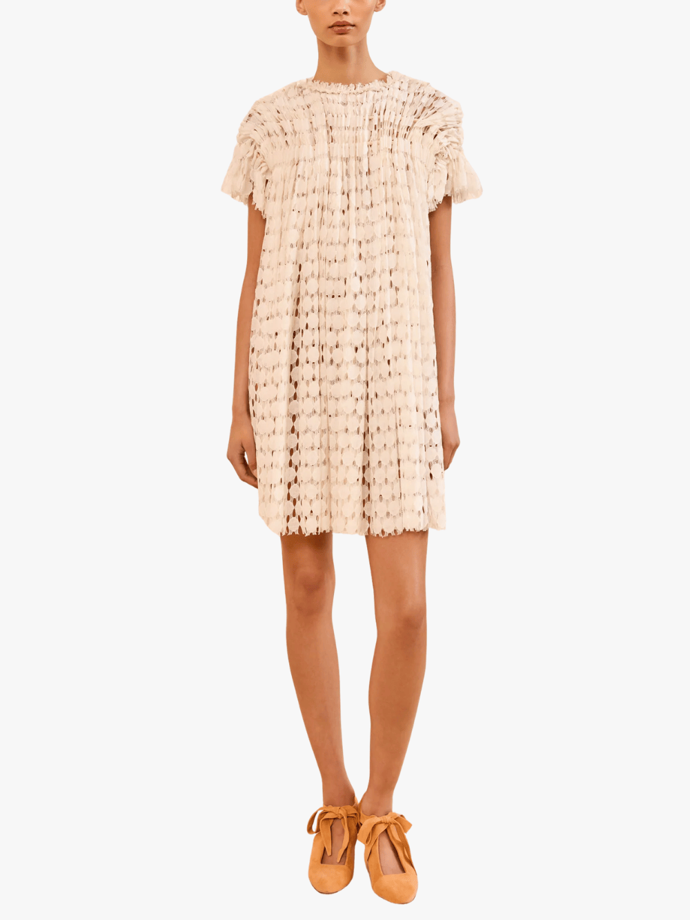 Ulla Johnson Layla Lace Mini Dress Weiß Damen