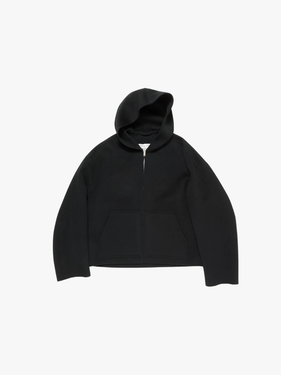 Acne Studios Kapuzenpullover mit Reißverschluss Schwarz Herren
