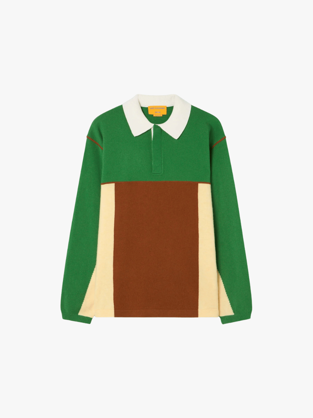 Guest in Residence Color Block Rugby Canopy Combo Cashmere Sweater Men