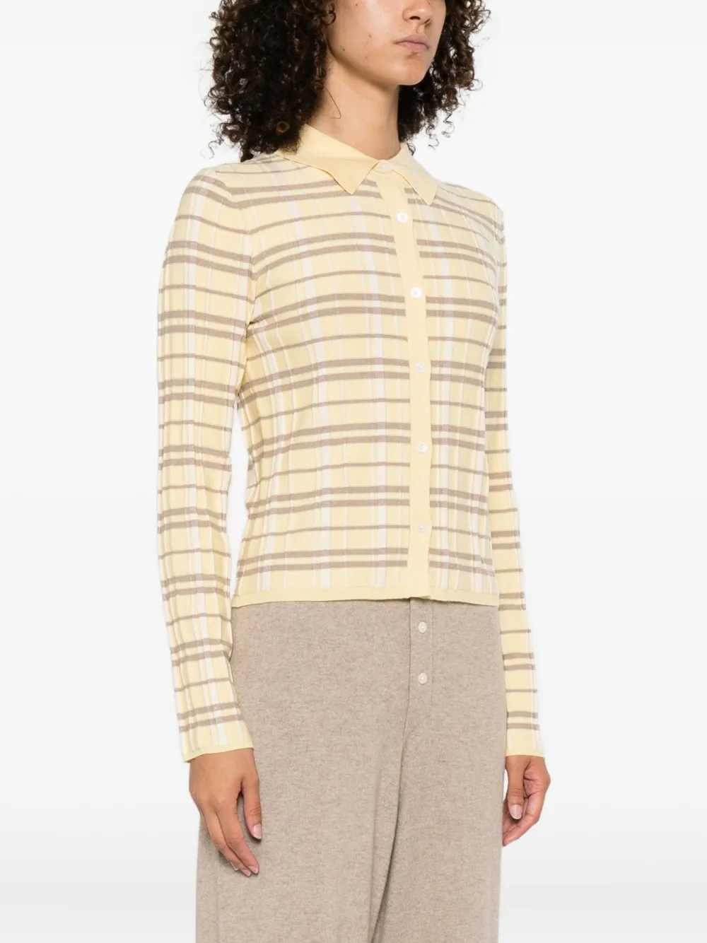 Guest in Residence Checked Elle Shirt Butter Combo Women