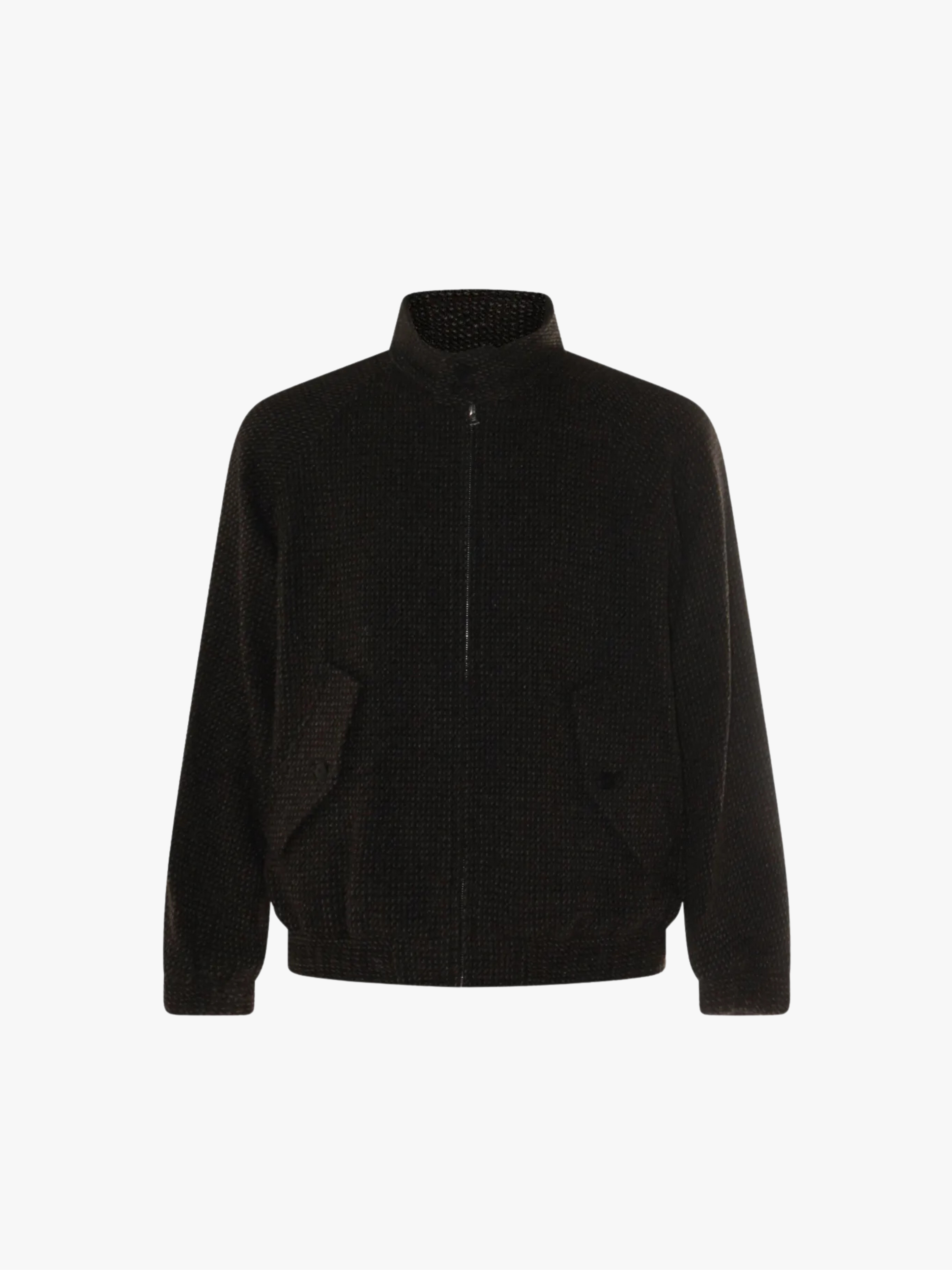  Auralee Bomber Jacket with Stand-Up Collar Brown Men