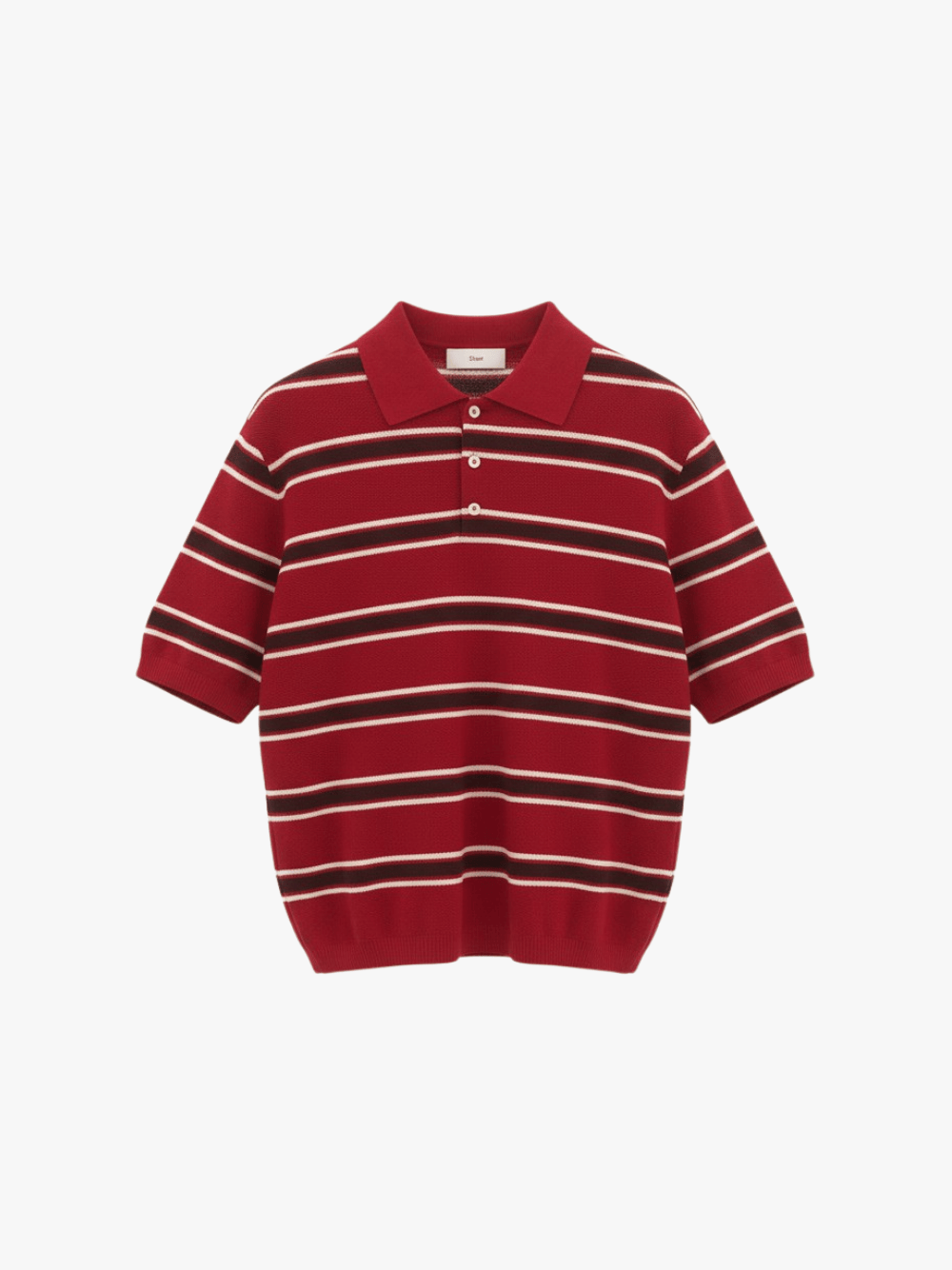 Dunst Gestreifter Poloshirt Rot Herren