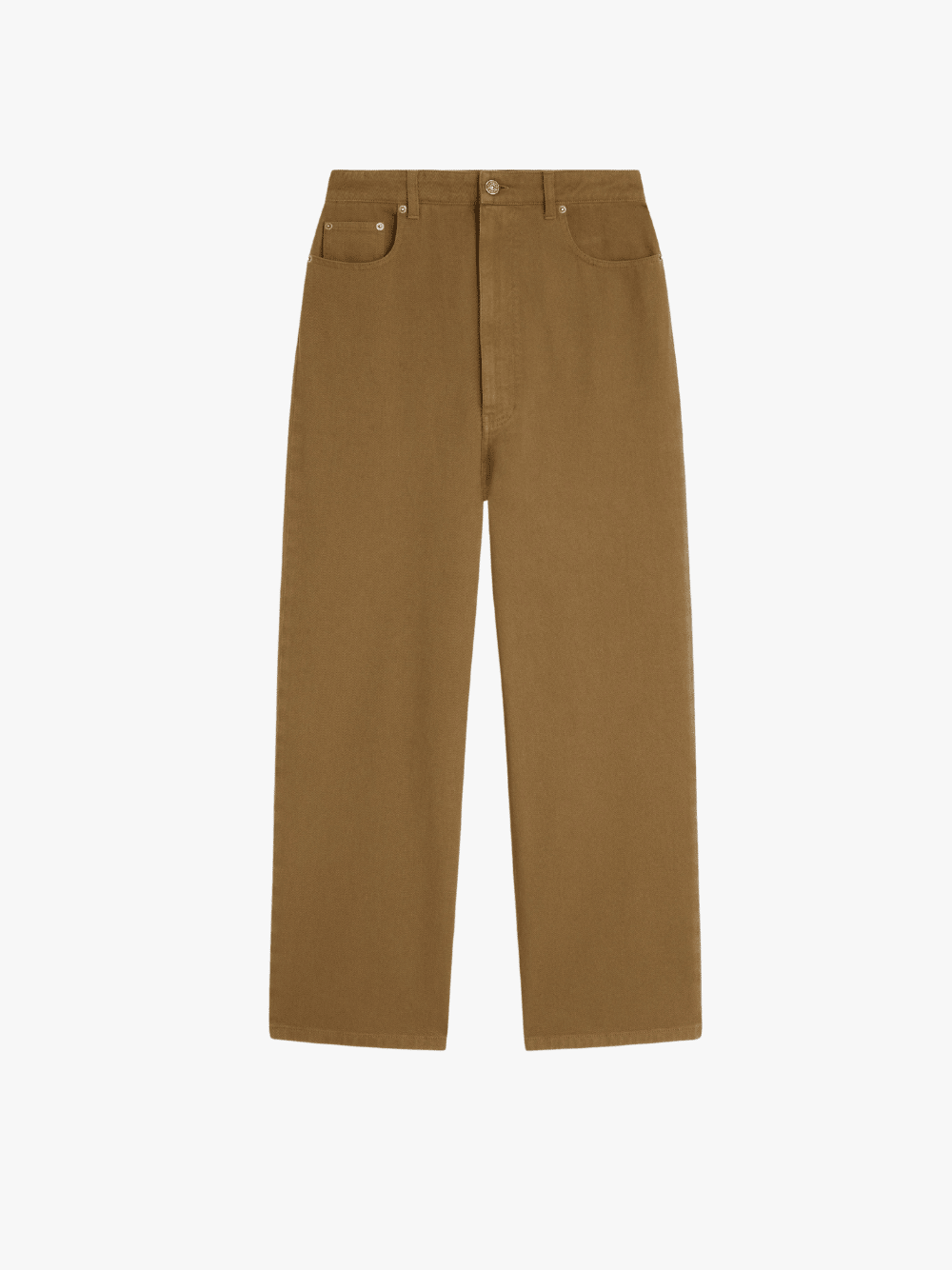 Phoebe Philo Drop Jeans Cotton Tobacco Women's