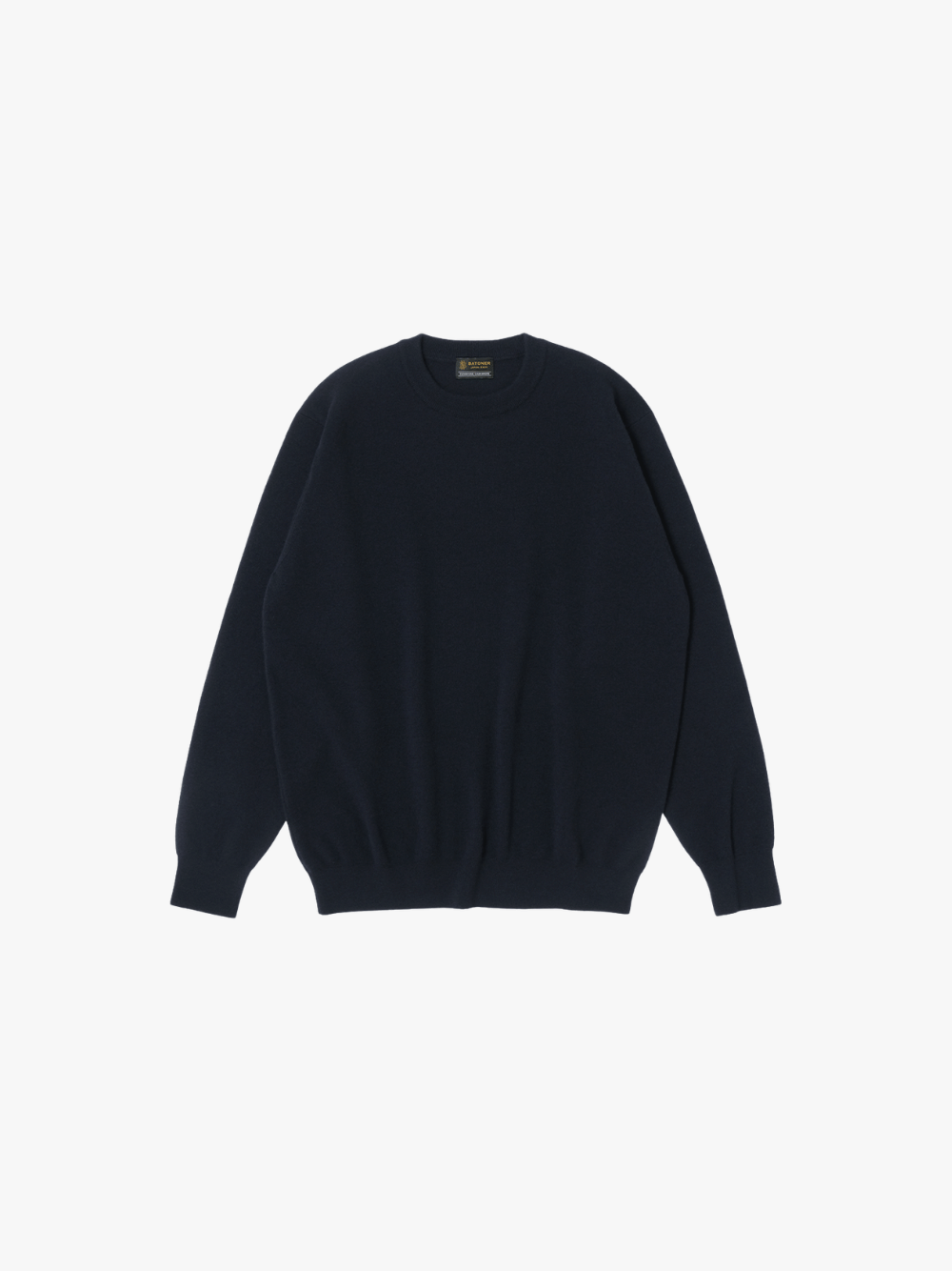 Batoner Sunshine Cashmere Crew Neck Navy Men's