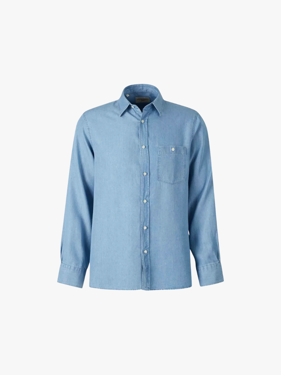 Officine Generale Denim Pocket Shirt Blue Men