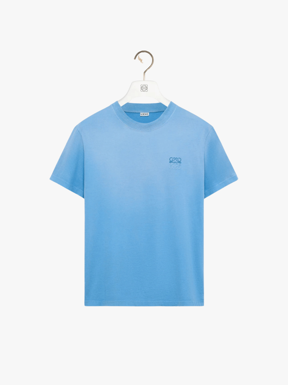 LOEWE Regular Fit T-Shirt in Cotton Blue Men