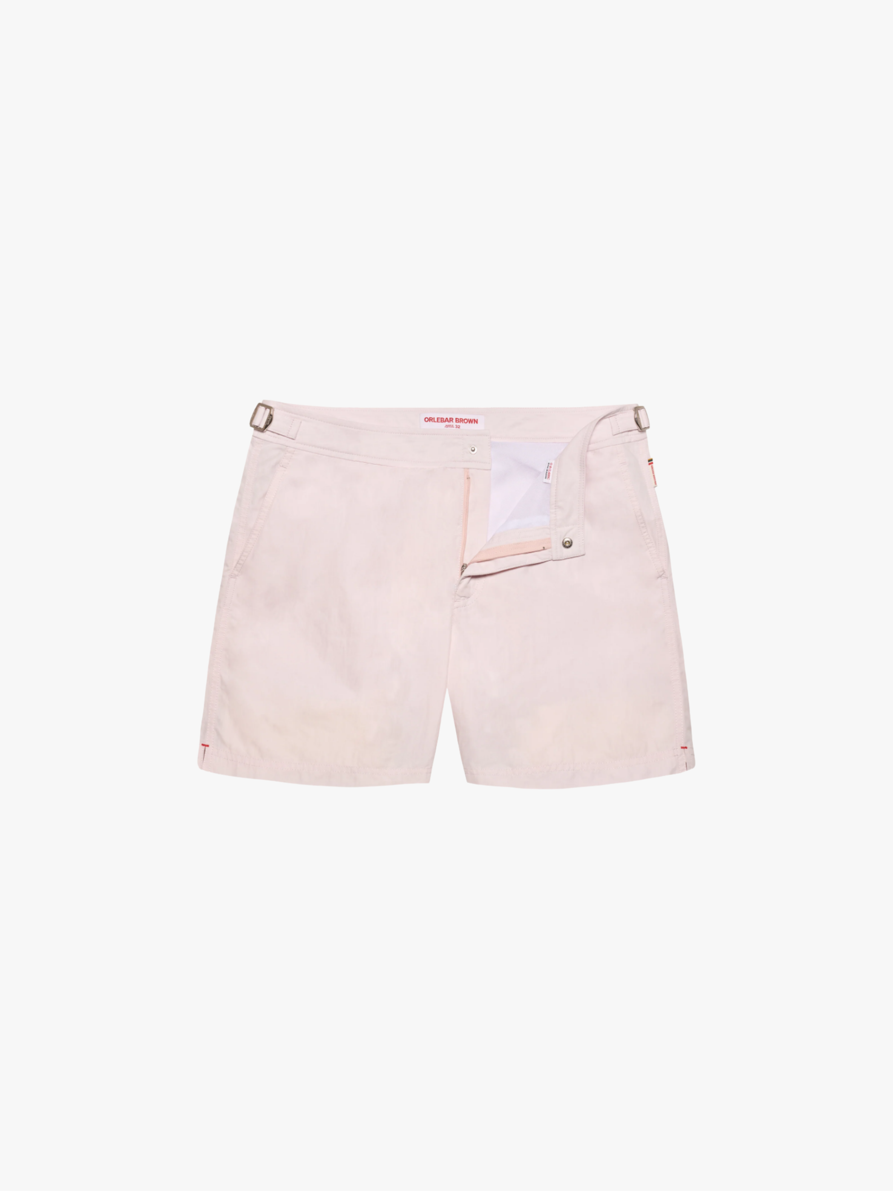 Orlebar Brown Bulldog Mittellange Badeshorts Night Iris Pink Herren