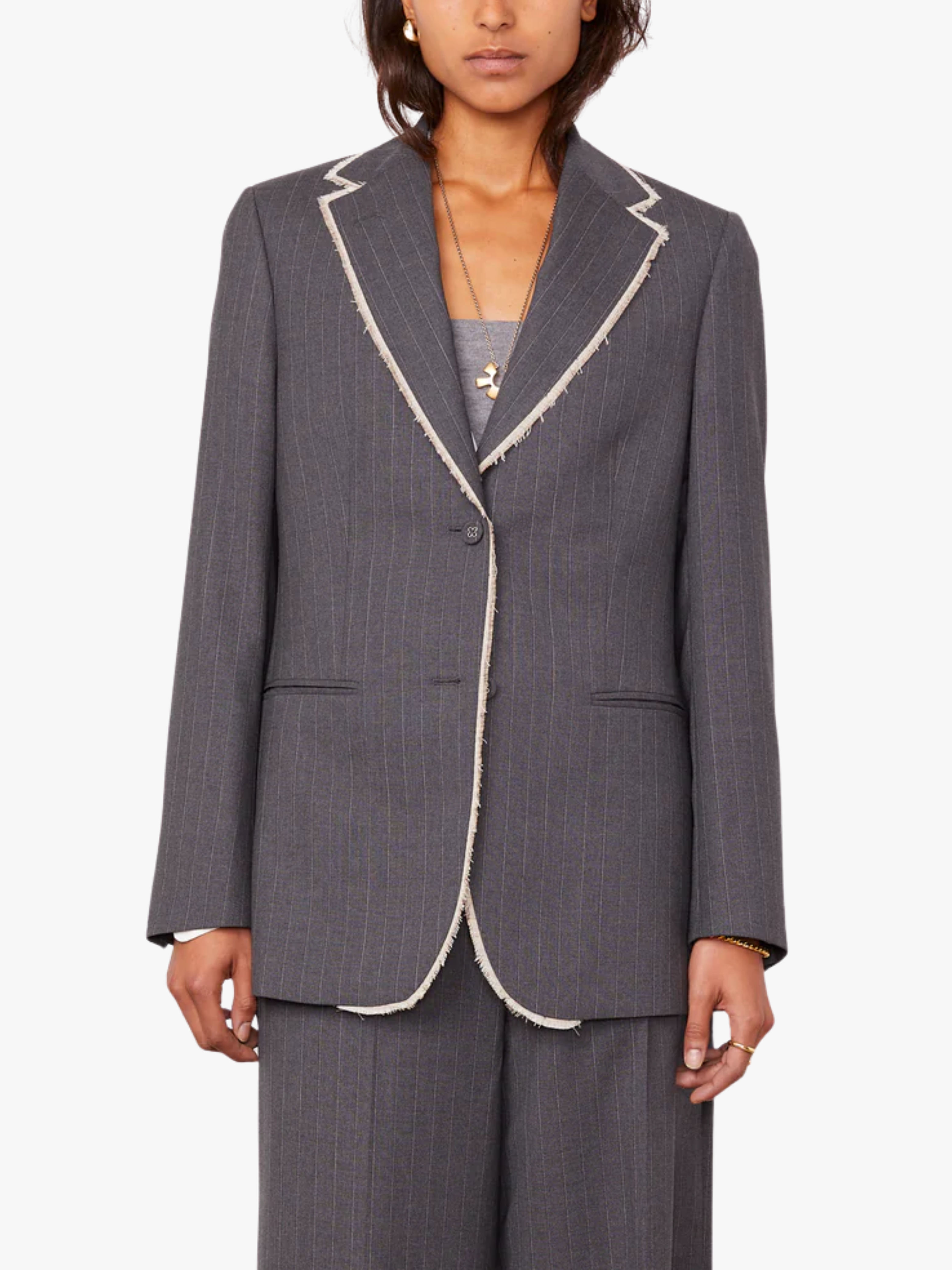 Officine Générale Giovanni Jacket Sakko Grau Damen