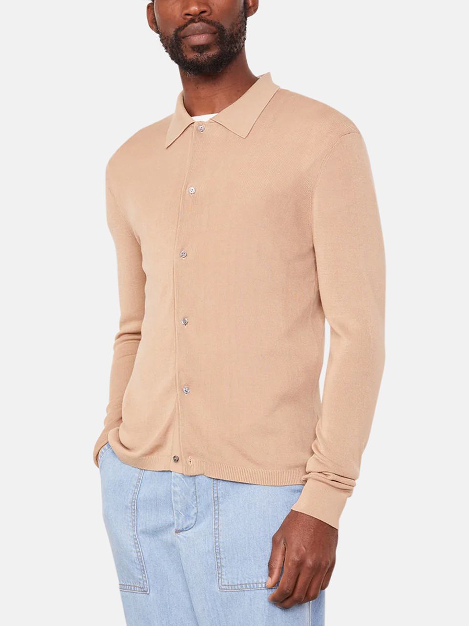 Officine Générale Brent Strickjacke Braun Herren