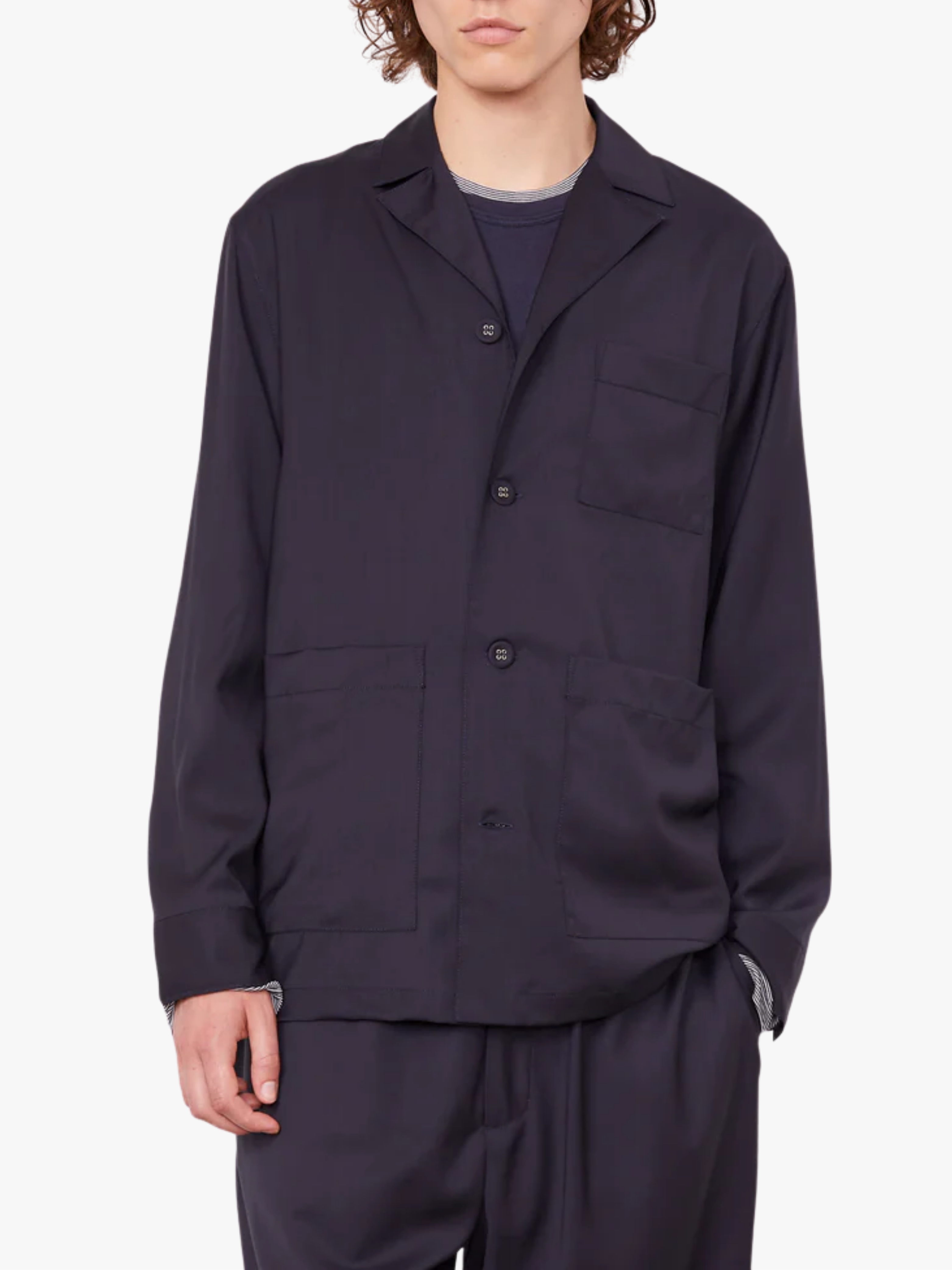 Officine Générale Sheldon Sakko Dark Navy Herren