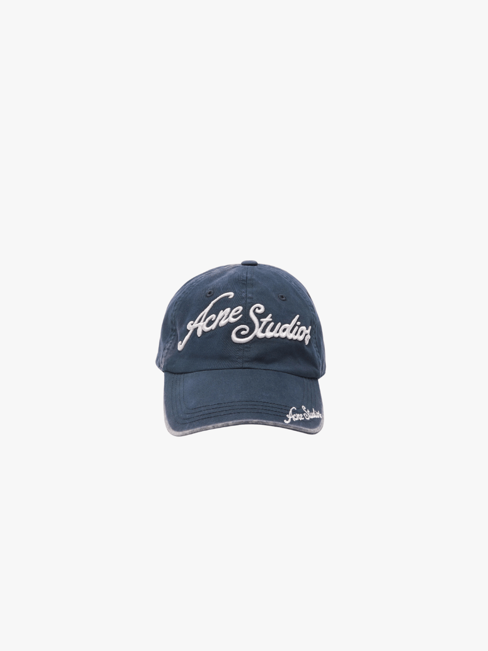 Acne Studios Logo Cap Deep Navy Blue Men