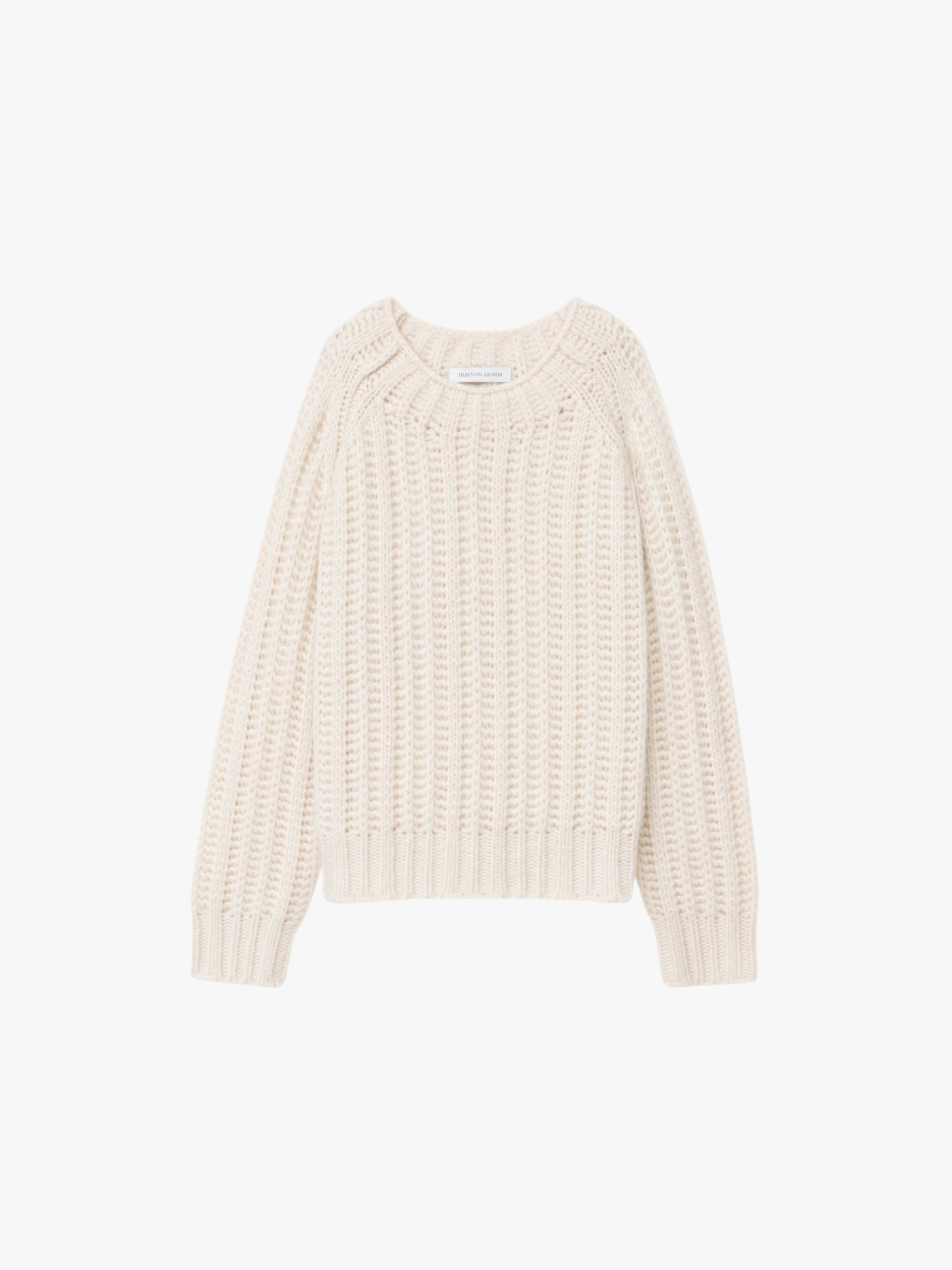 Iris von Arnim Kaschmir-Seidenpullover Danira 
  Weiß Damen