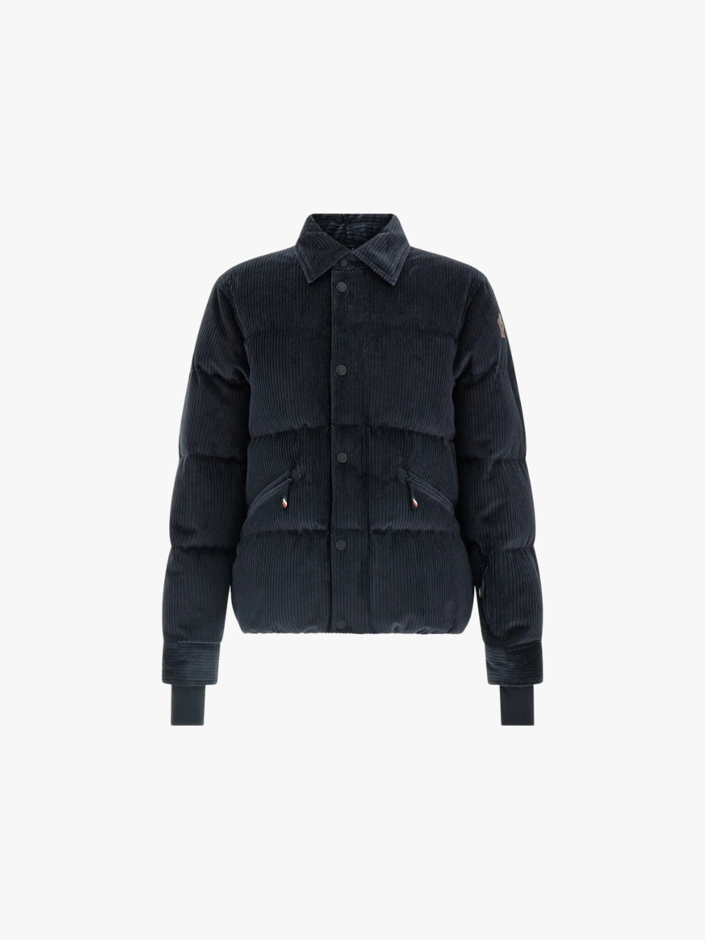 Moncler Grenoble Elgon Daunen-Skijacke aus Cord Blau Herren