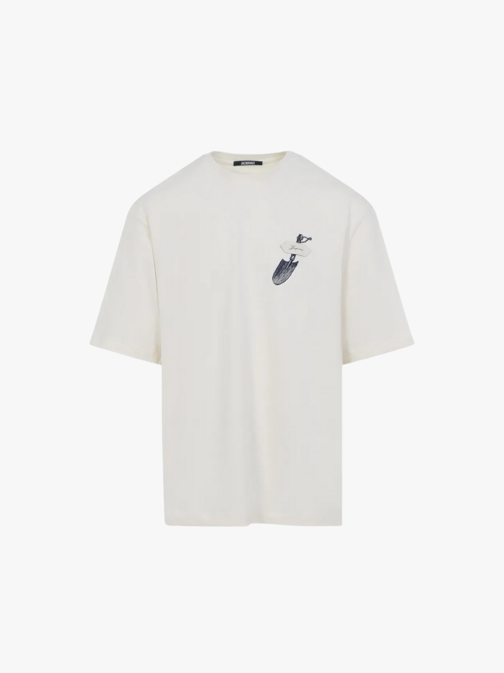 Jacquemus besticktes T-Shirt Weiß Herren