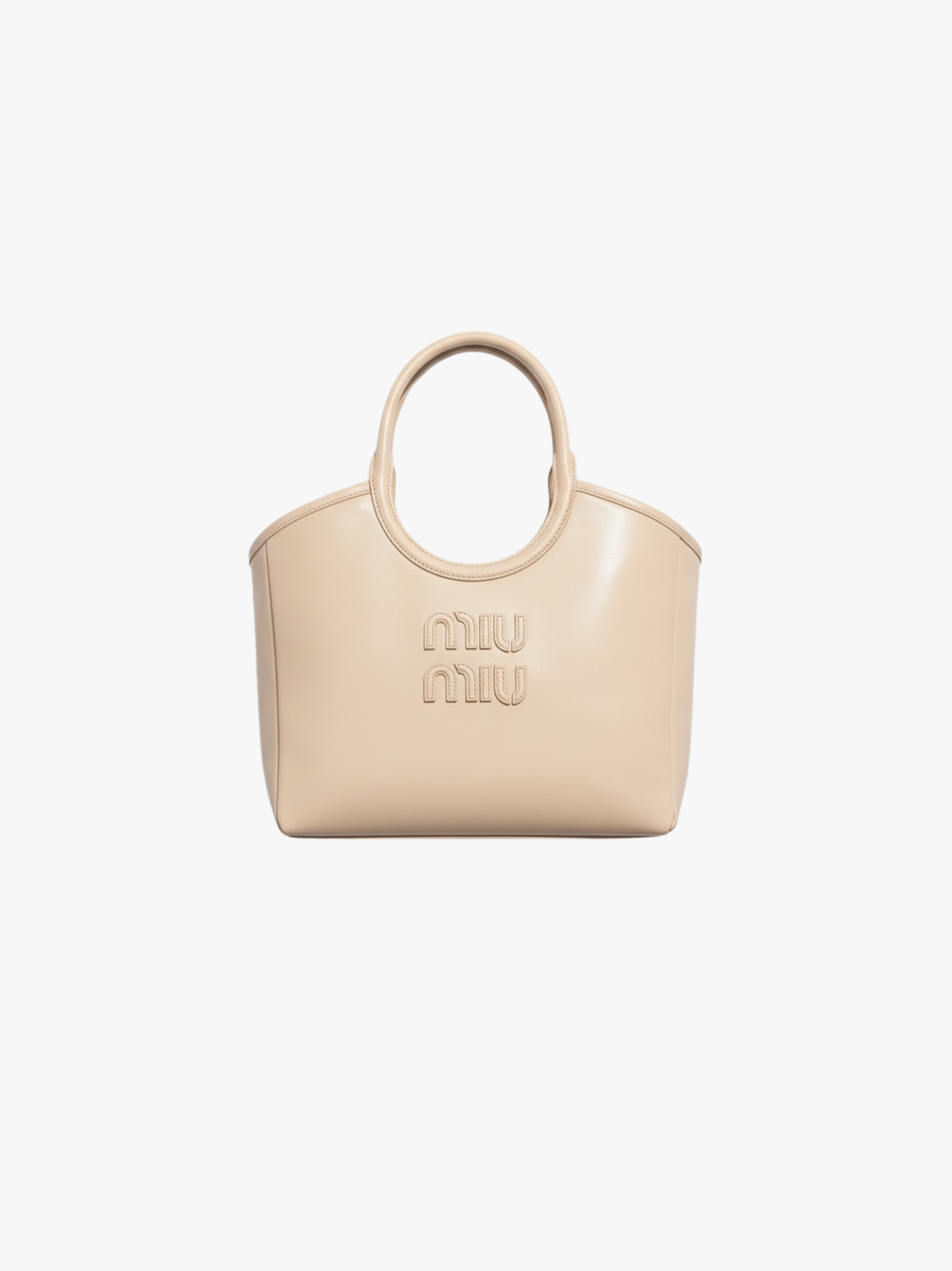 Miu Miu Ivy Small Soft Leather Handbag Cipria Bag Women’s