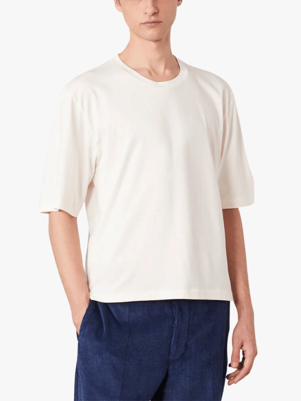 Officine Générale Bara T-Shirt Cream Men's