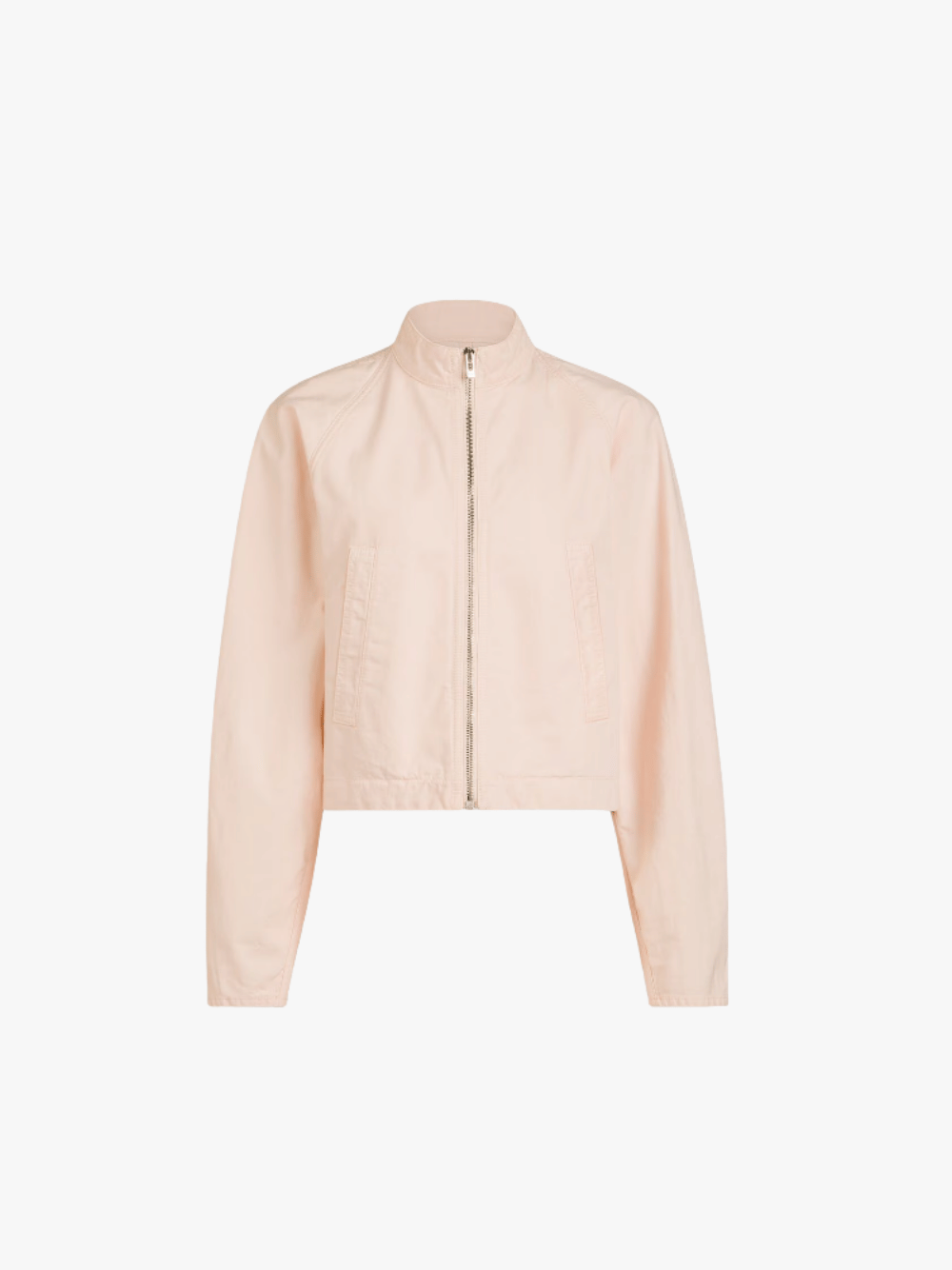 Alaïa Round Denim Jacke Rosa Damen