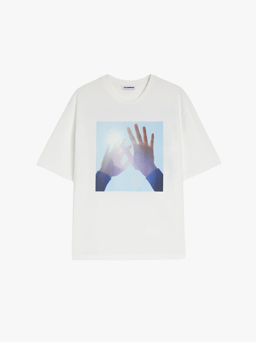 Jil Sander Wanderlust T‑Shirt Rundhalsausschnitt Baumwolle Weiß Herren