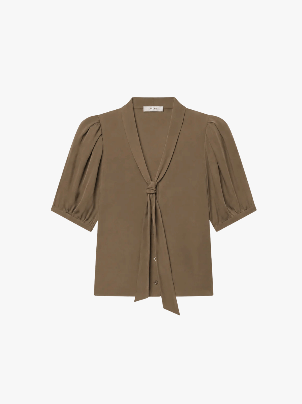 FRAME The Sonnet Bluse Khaki Damen