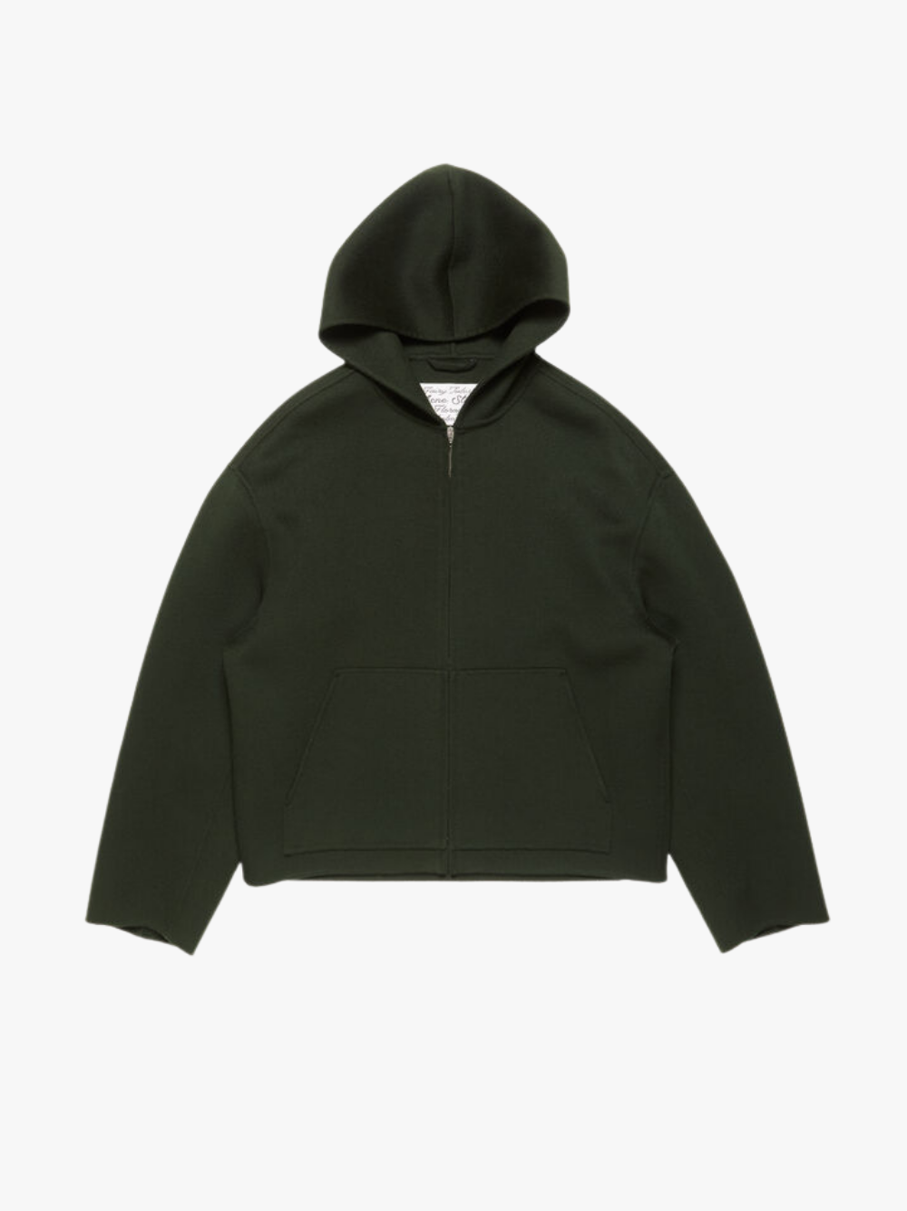 Acne Studios Cashmere Hooded Jacket Dark Green Men
