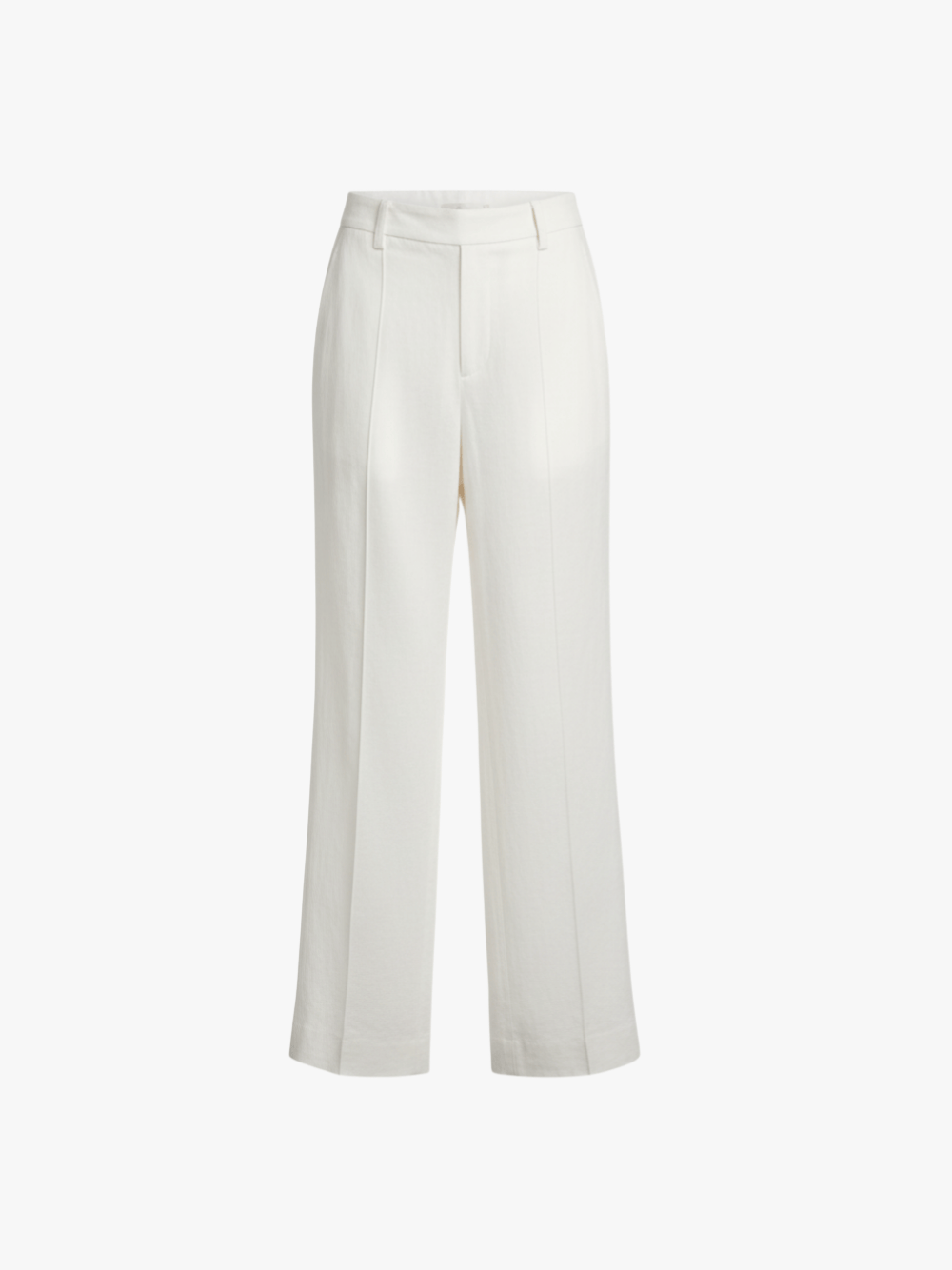 Vince Grace Mid‑Rise Linen‑Blend Pull‑On Pant Damen