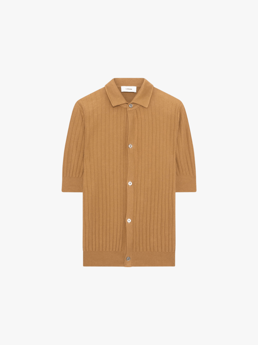 Lardini Camicia Weiß Baumwollhemd Herren