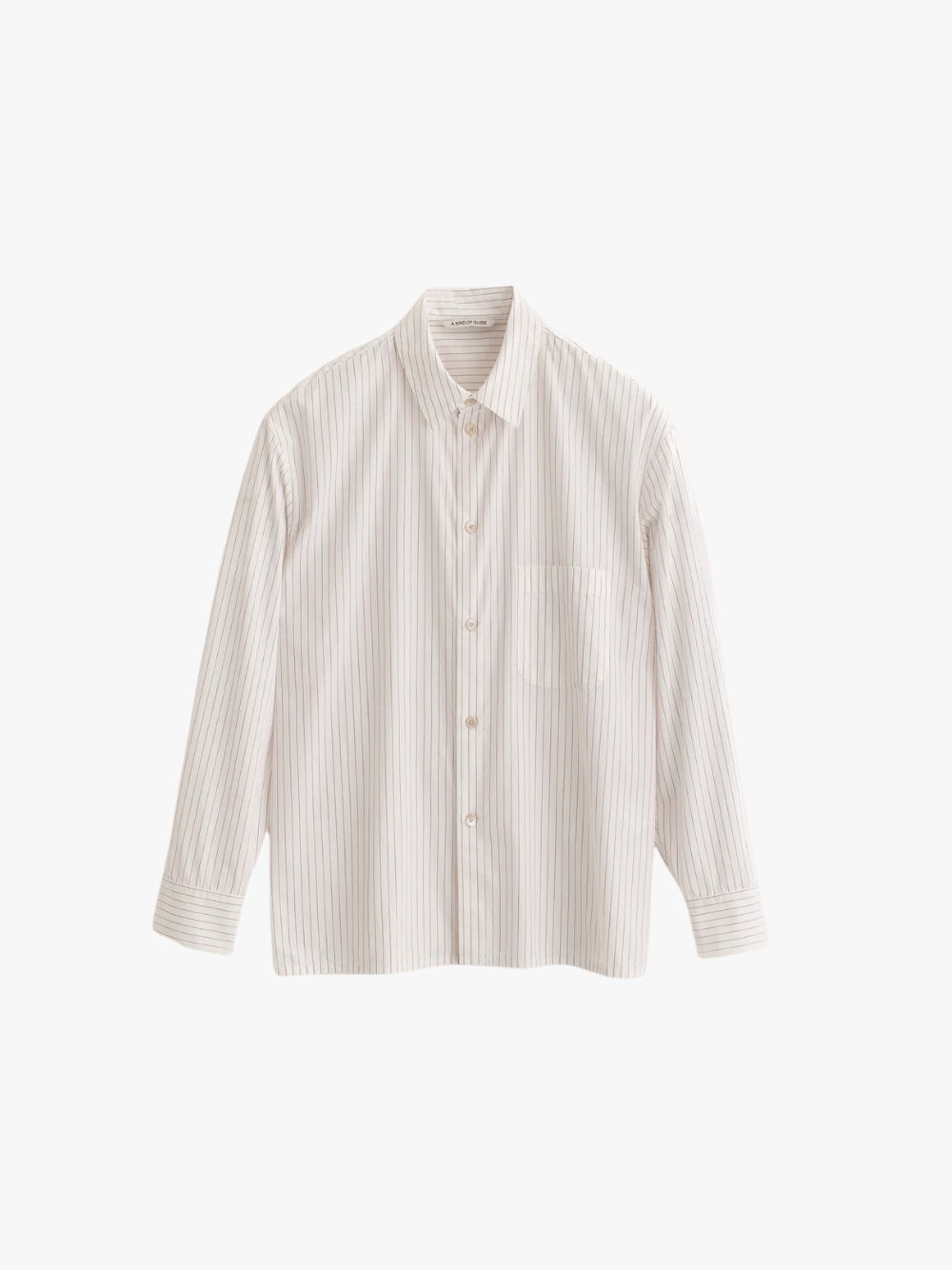 A Kind of Guise Gusto Shirt Cayenne Stripe Oversized Hemd Herren