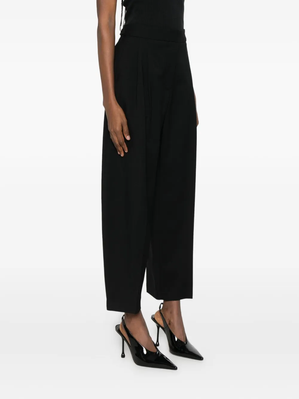 Alaïa Black Straight-Leg Pants for Women