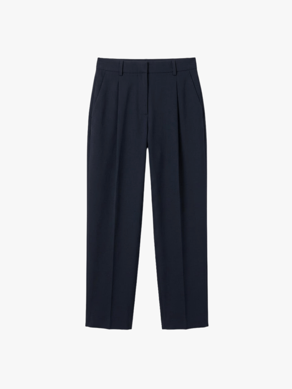 Alaïa Hose aus Schurwolle Navy Damen