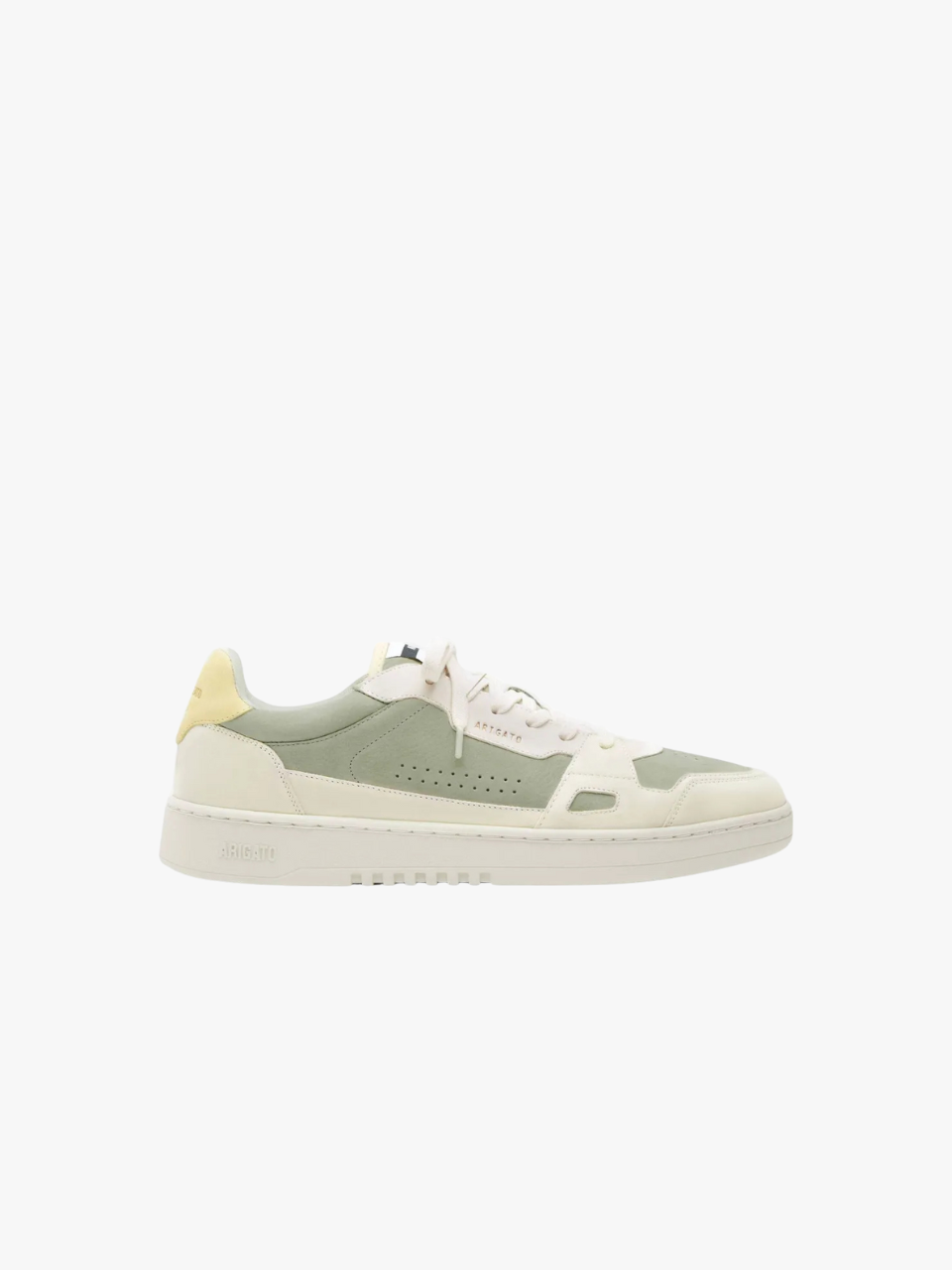 Axel Arigato Dice Lo Sneakers with Perforated Insert White Green Men' Axel Arigato Dice Lo Sneakers with Perforated Insert White Green Men'