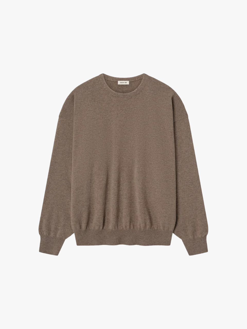 Fear of God cashmere crewneck Dune Pearl men