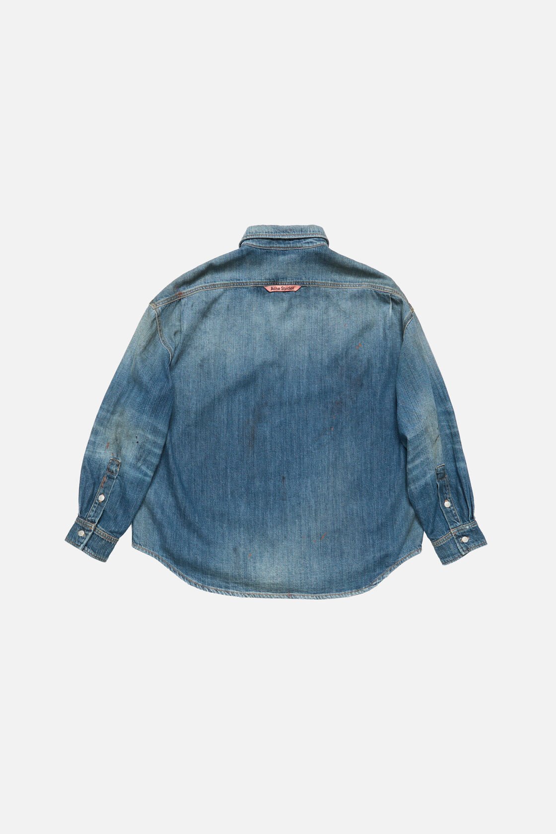 Acne Studios Button-Up-Hemd Mid Blau Denim Damen
