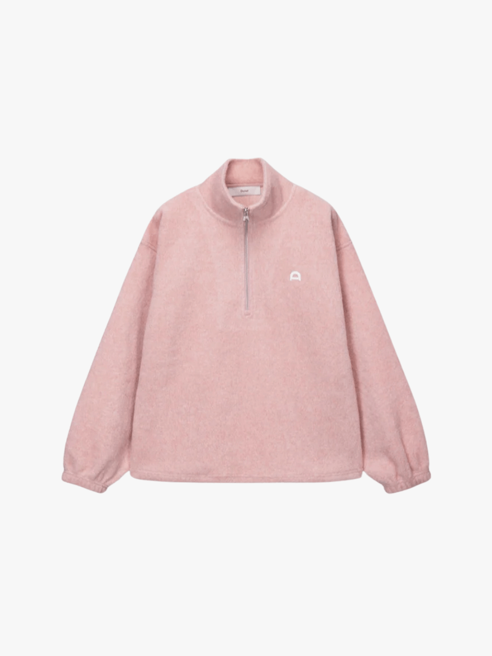 Dunst Half-Zip Fleece-Sweatshirt Candy Pink Herren