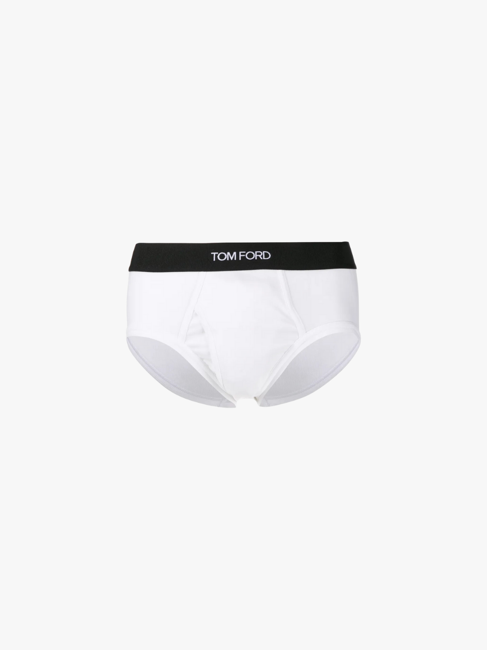 Tom Ford Slip mit Logo-Bund Weiß Herren