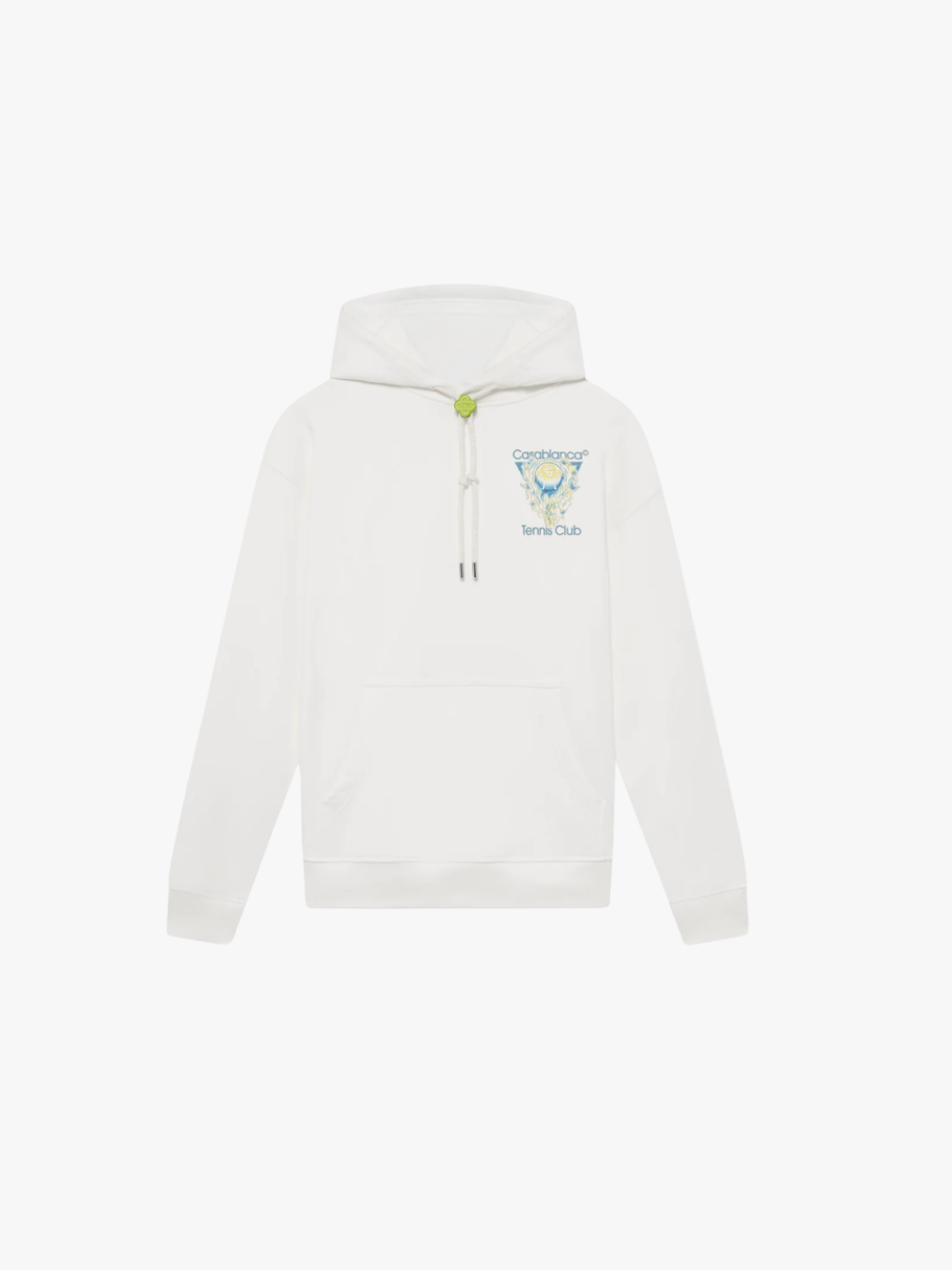 Casablanca L’Arche De Tennis Hooded Sweatshirt Weiß Herren