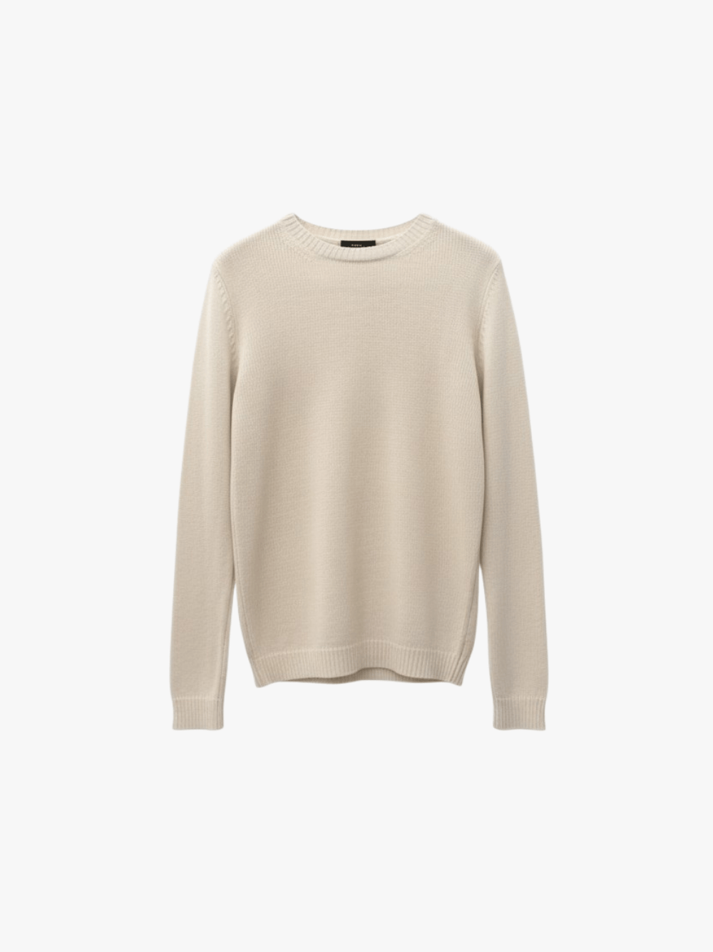 Roberto Collina Silk Sweater Beige Herren