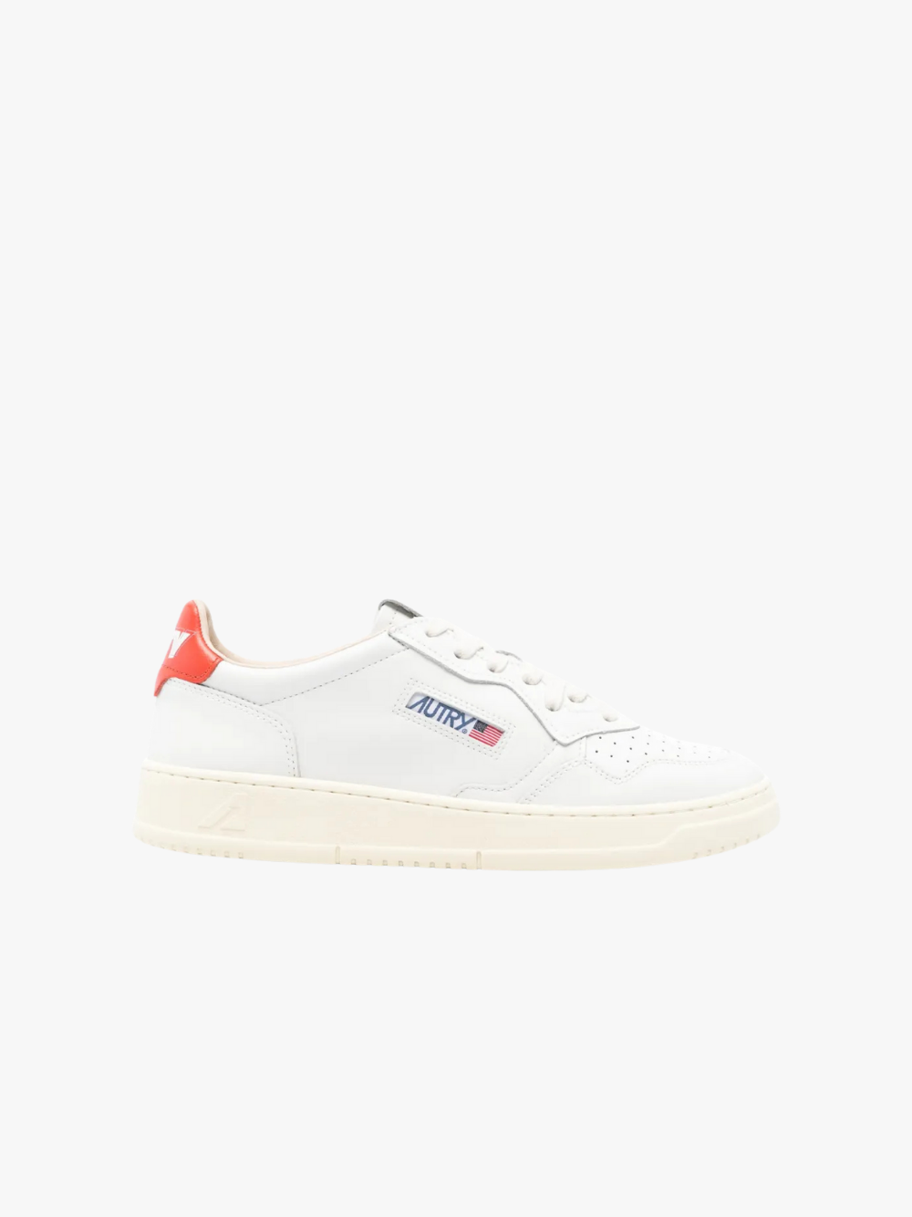 Autry Perforierte Medalist Sneakers Weiß Damen