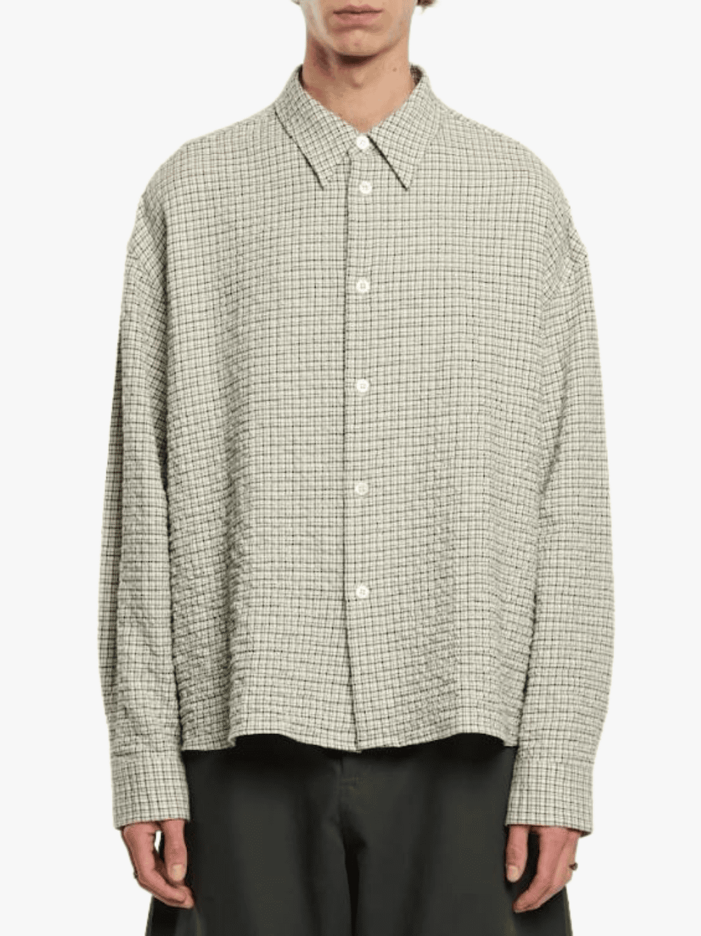 Studio Nicholson Nostra Shirt Parchment/Black Men's