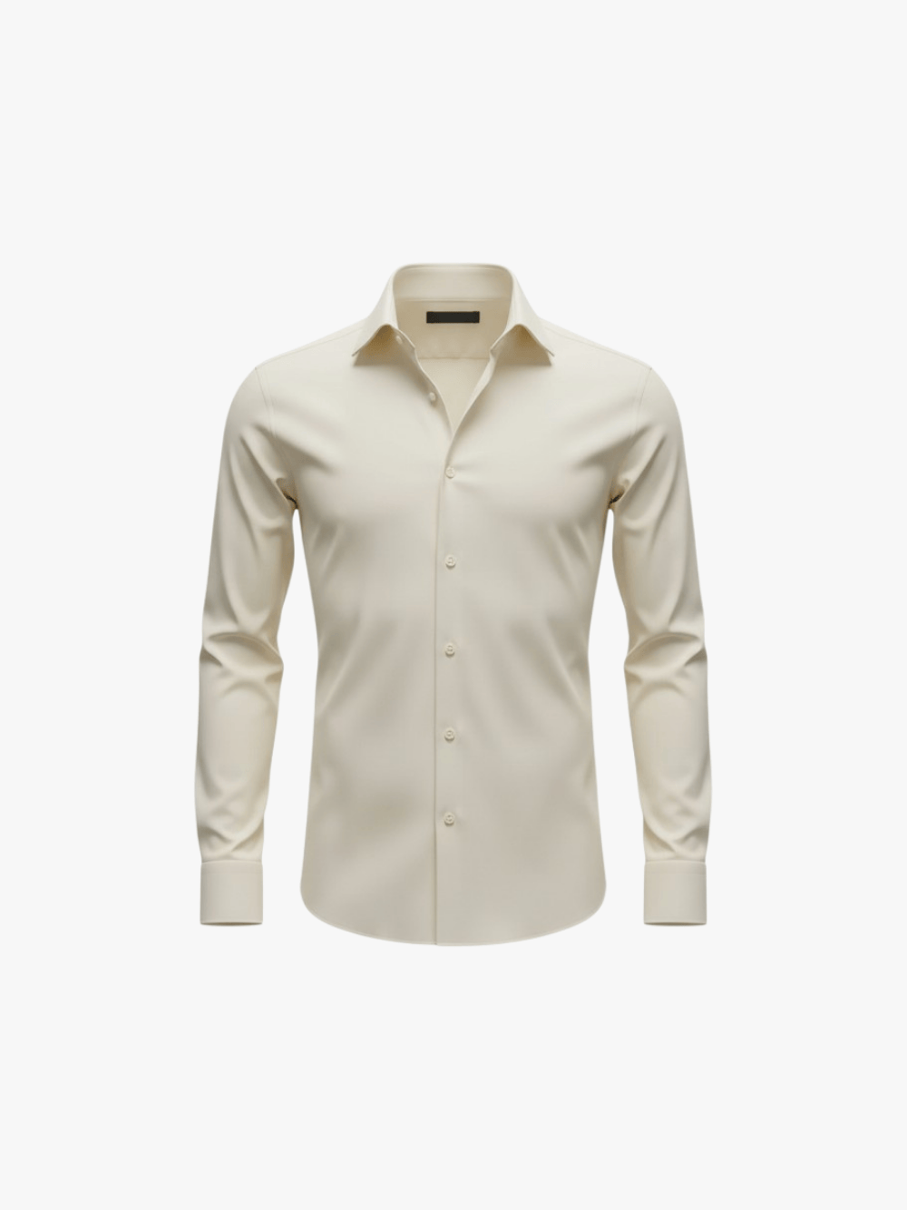 100Hands Essential Cream Cotton Shirt men's shirt